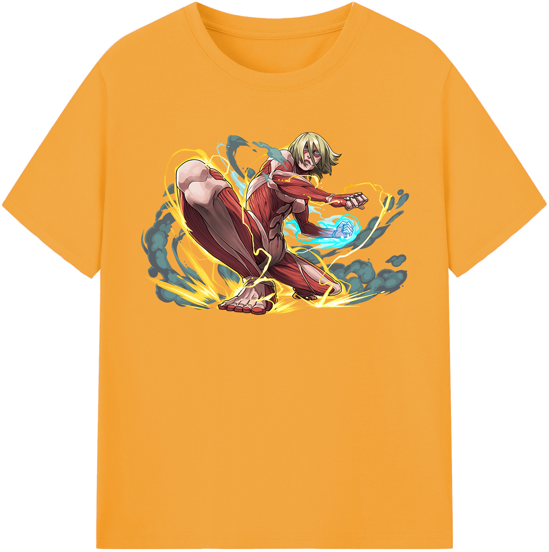 （画像用） 進撃の巨人 Attack on Titan レディースカジュアルプリントTシャツ（綿100％）