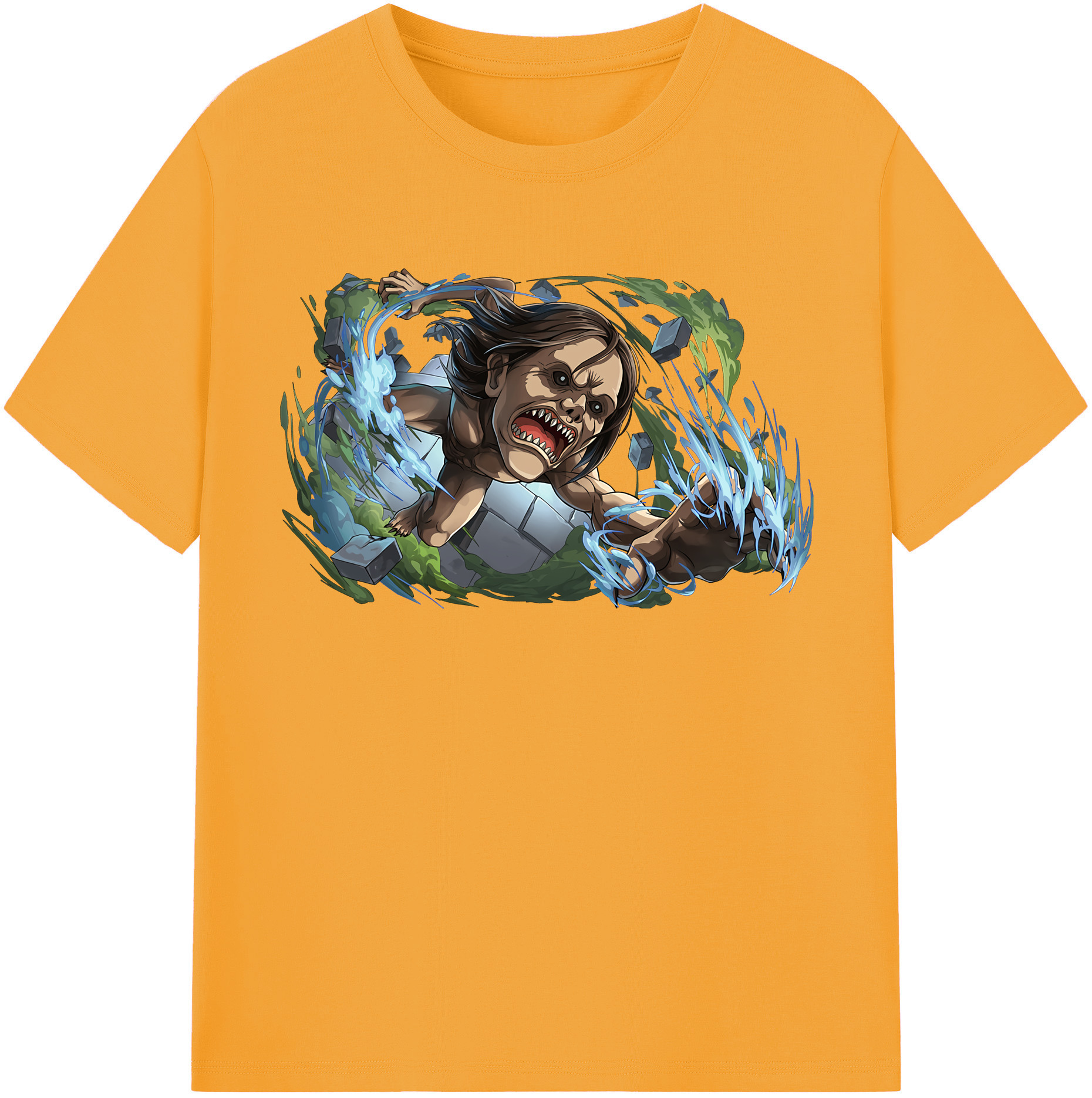 （画像用） 進撃の巨人 Attack on Titan レディースカジュアルプリントTシャツ（綿100％）