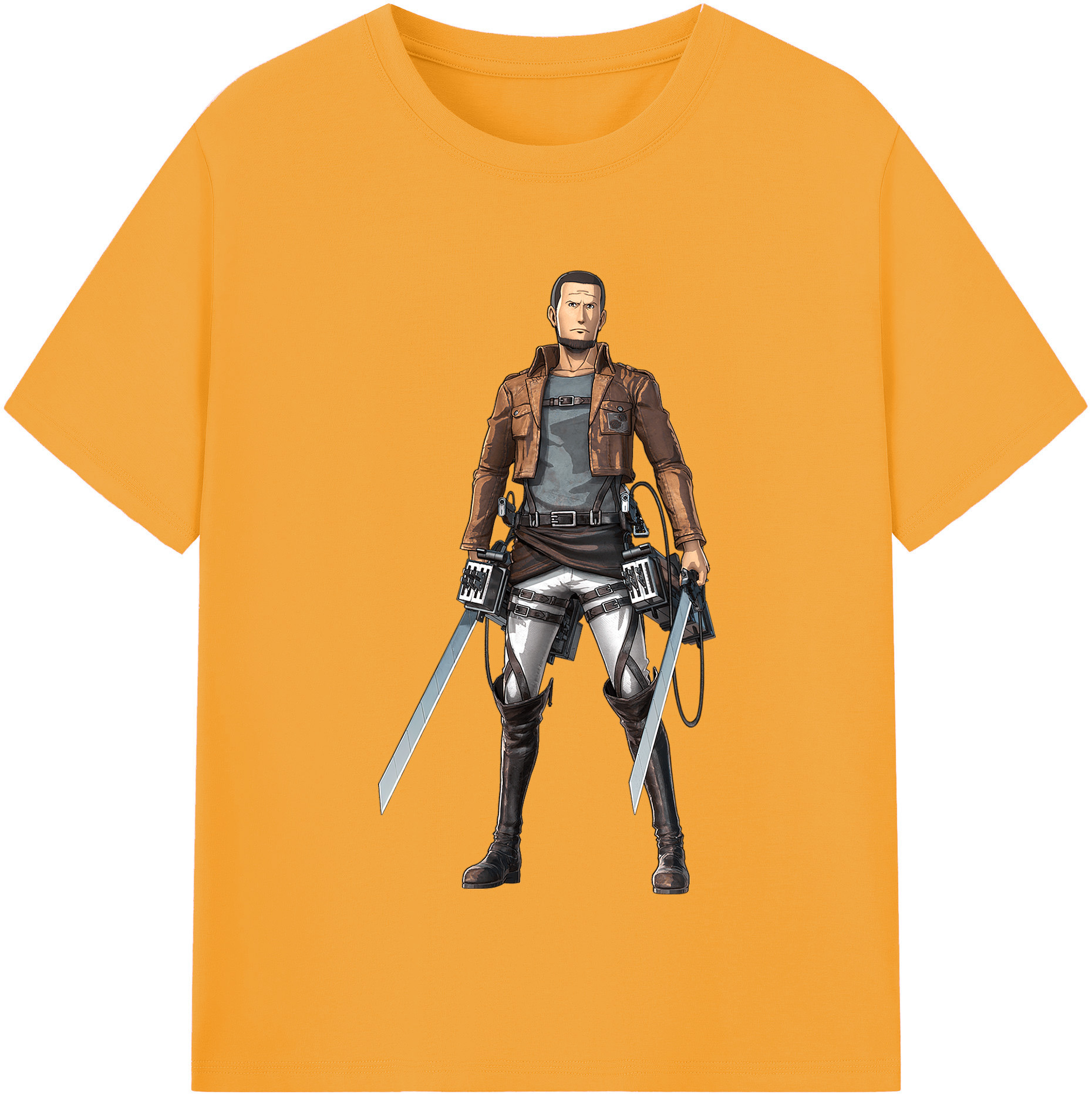 （画像用） 進撃の巨人 Attack on Titan レディースカジュアルプリントTシャツ（綿100％）