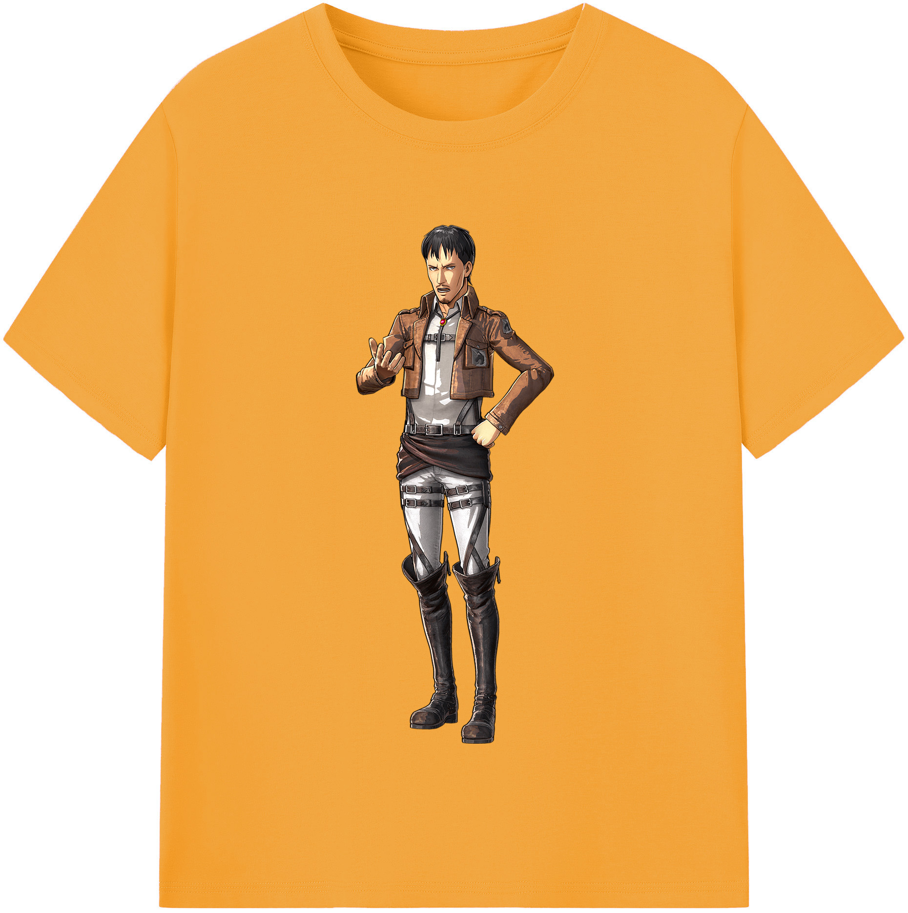 （画像用） 進撃の巨人 Attack on Titan レディースカジュアルプリントTシャツ（綿100％）