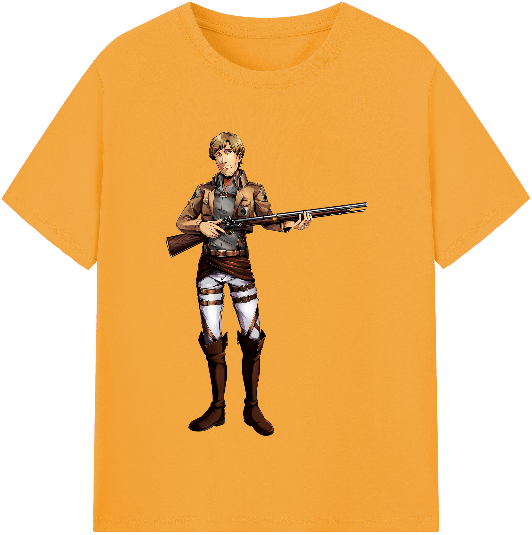 （画像用） 進撃の巨人 Attack on Titan レディースカジュアルプリントTシャツ（綿100％）