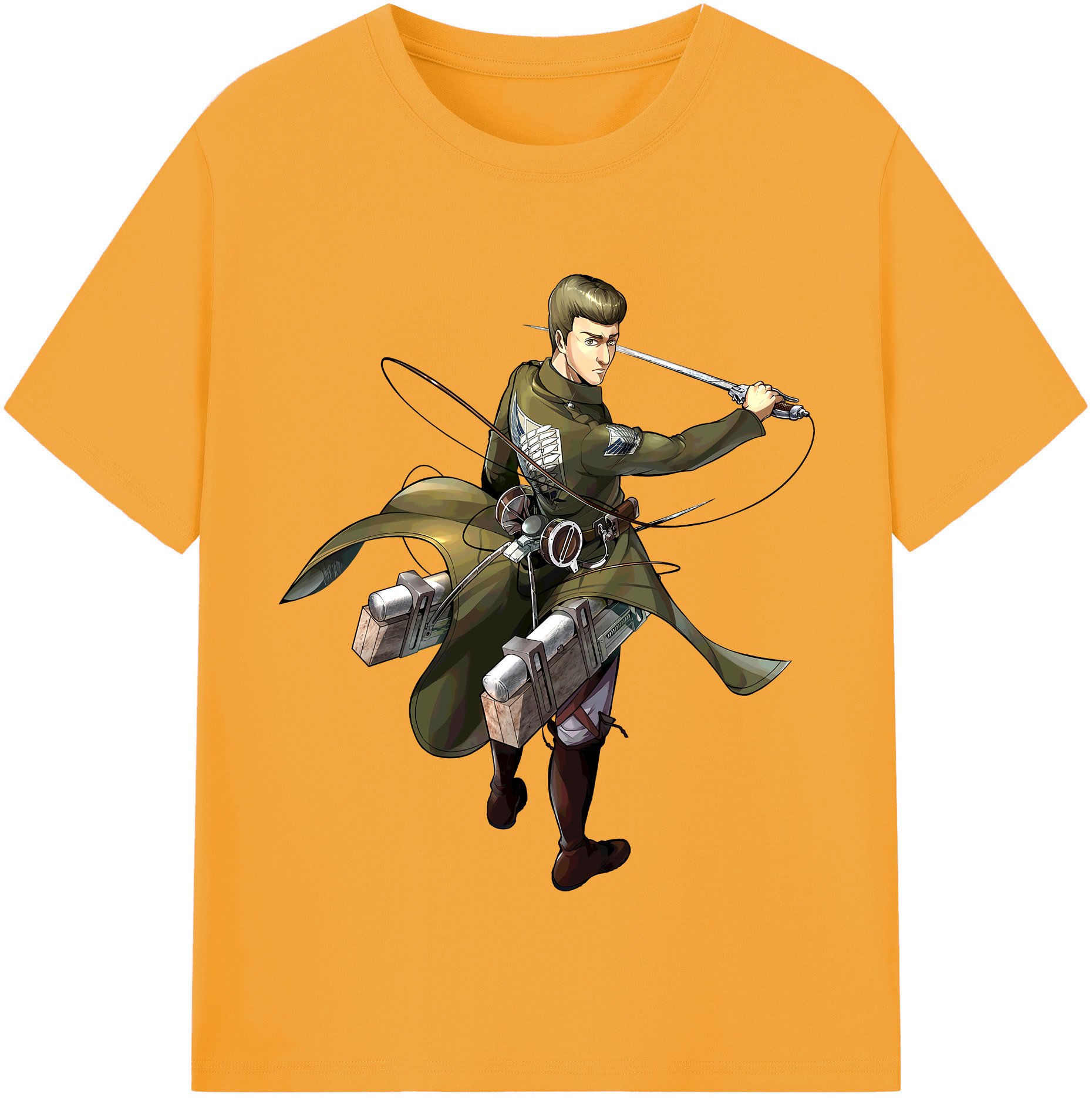 （画像用） 進撃の巨人 Attack on Titan レディースカジュアルプリントTシャツ（綿100％）