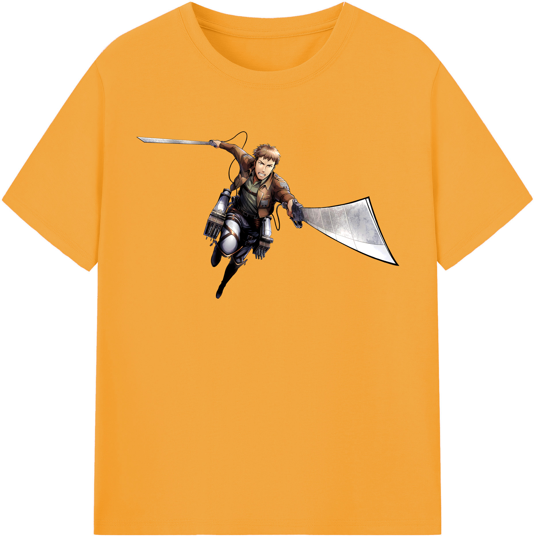 （画像用） 進撃の巨人 Attack on Titan レディースカジュアルプリントTシャツ（綿100％）