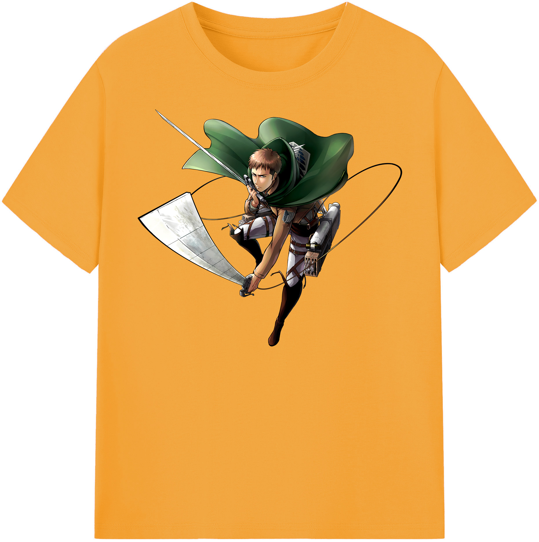 （画像用） 進撃の巨人 Attack on Titan レディースカジュアルプリントTシャツ（綿100％）