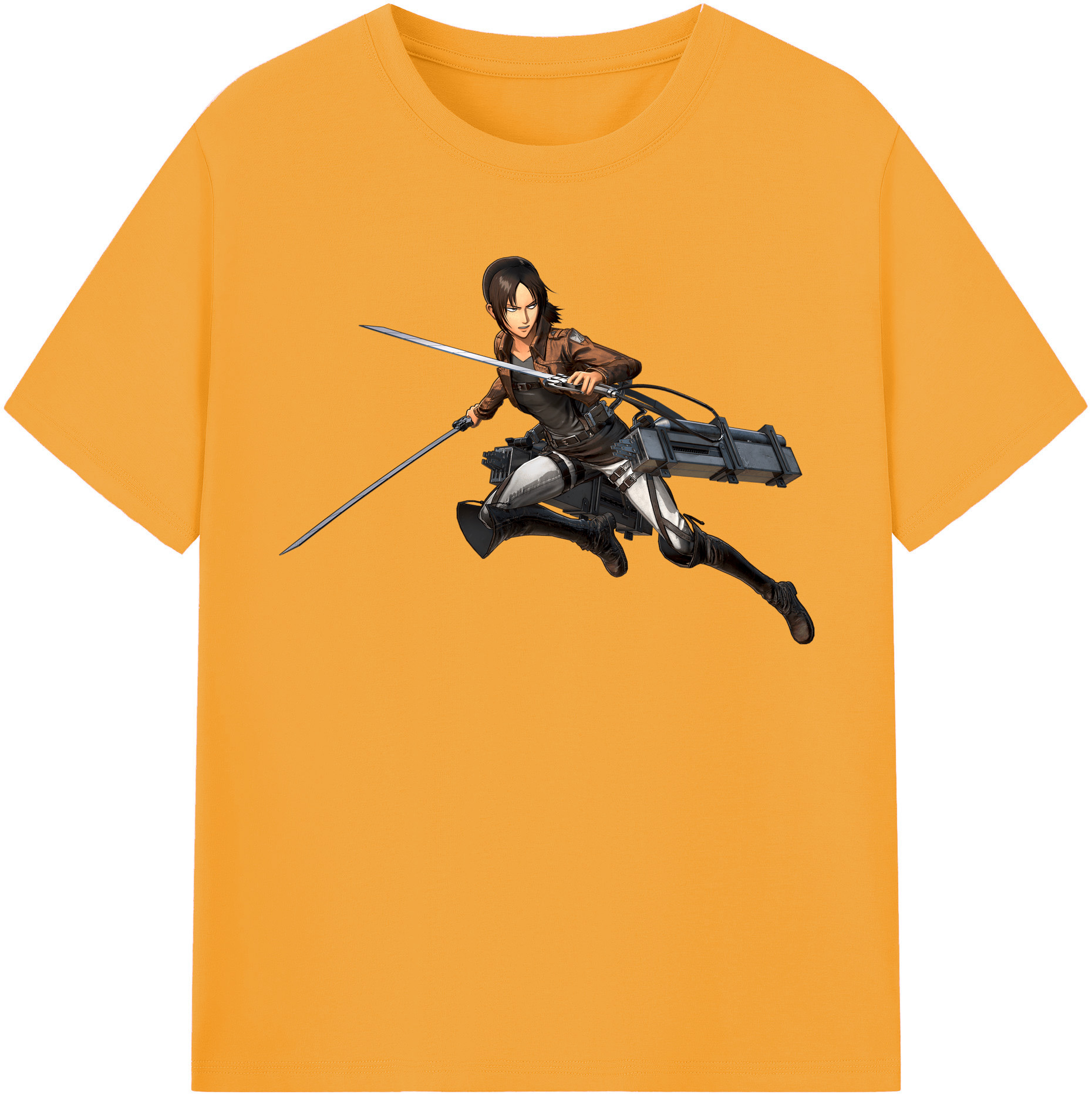 （画像用） 進撃の巨人 Attack on Titan レディースカジュアルプリントTシャツ（綿100％）