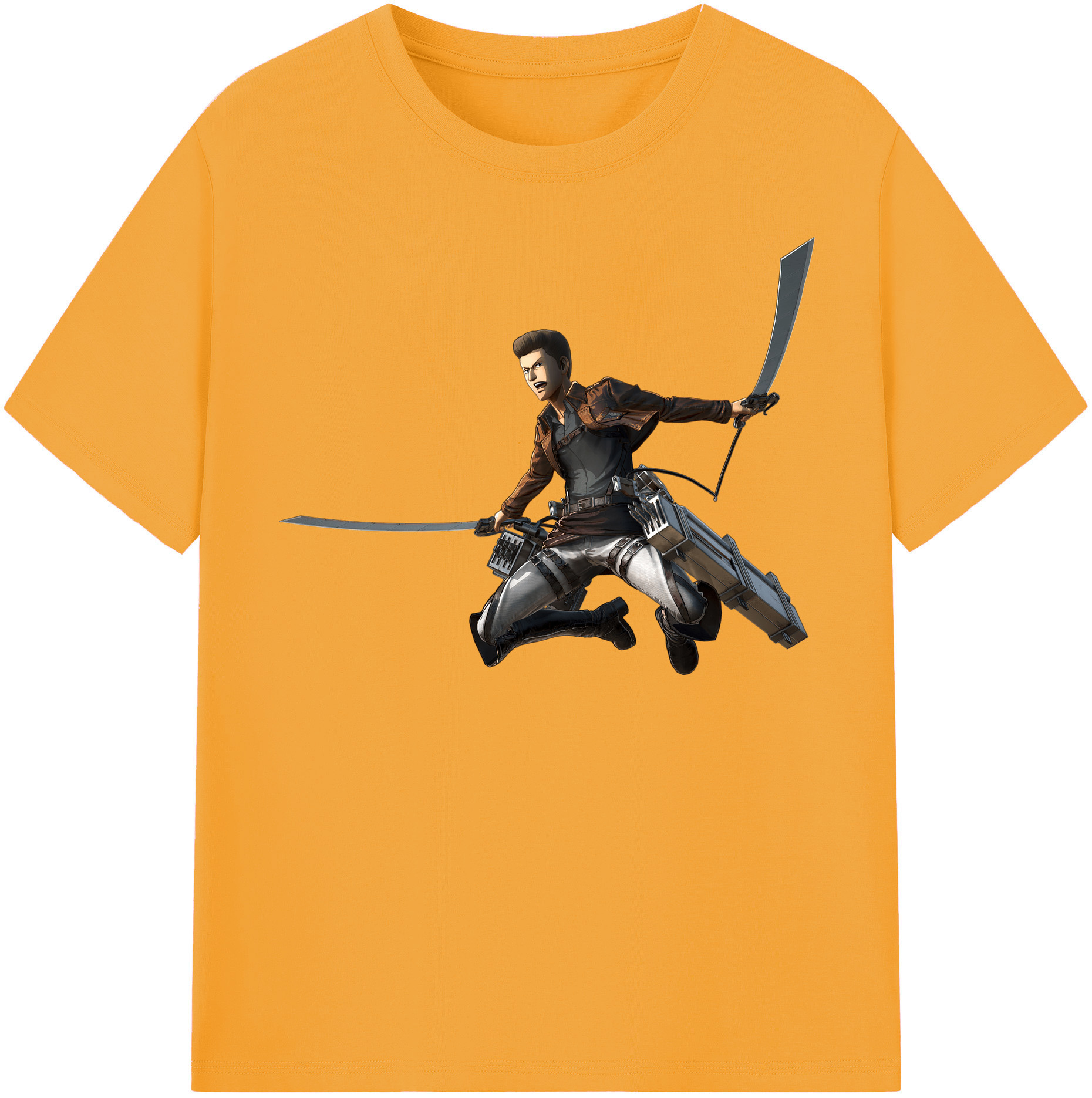 （画像用） 進撃の巨人 Attack on Titan レディースカジュアルプリントTシャツ（綿100％）