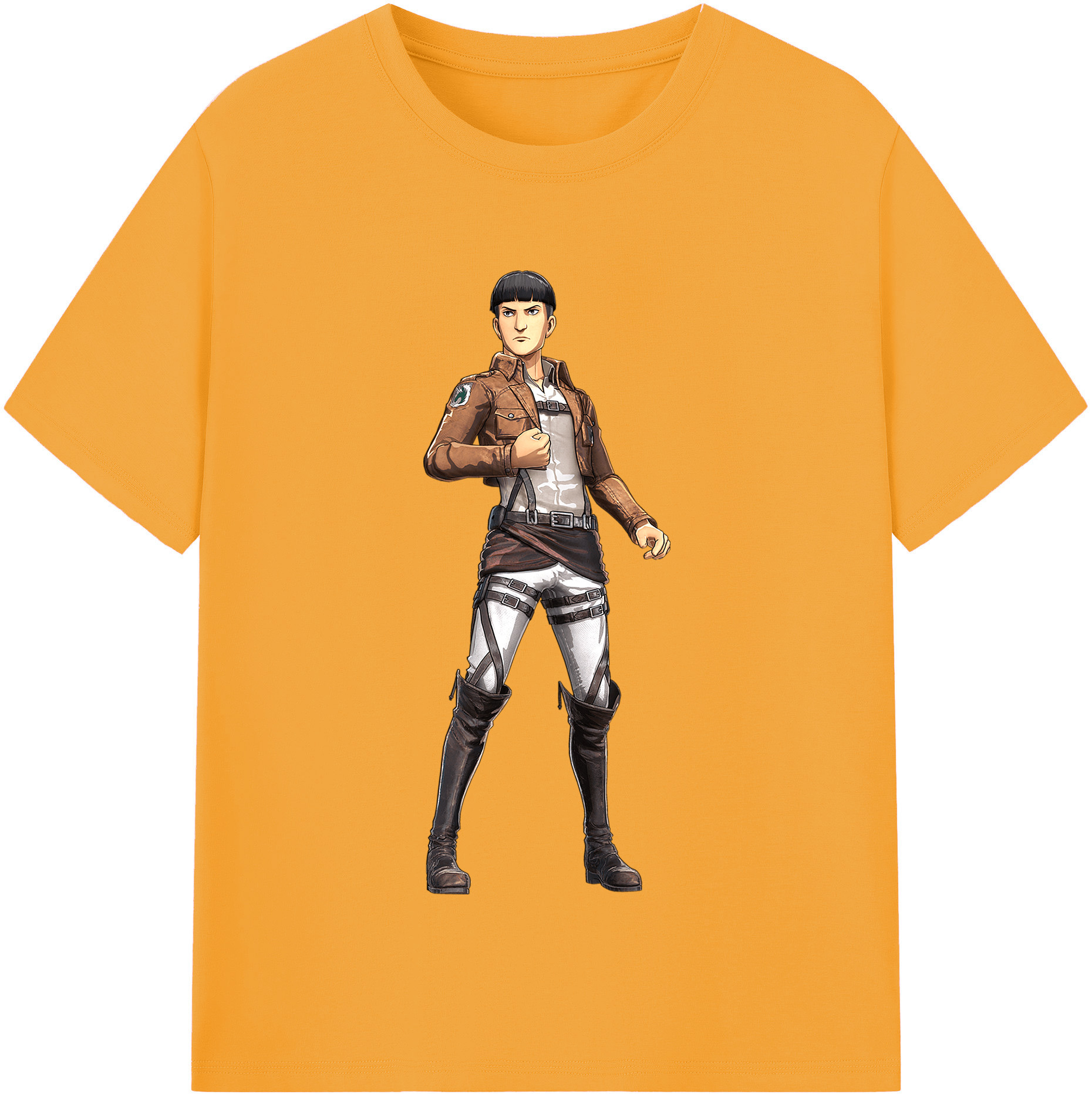 （画像用） 進撃の巨人 Attack on Titan レディースカジュアルプリントTシャツ（綿100％）