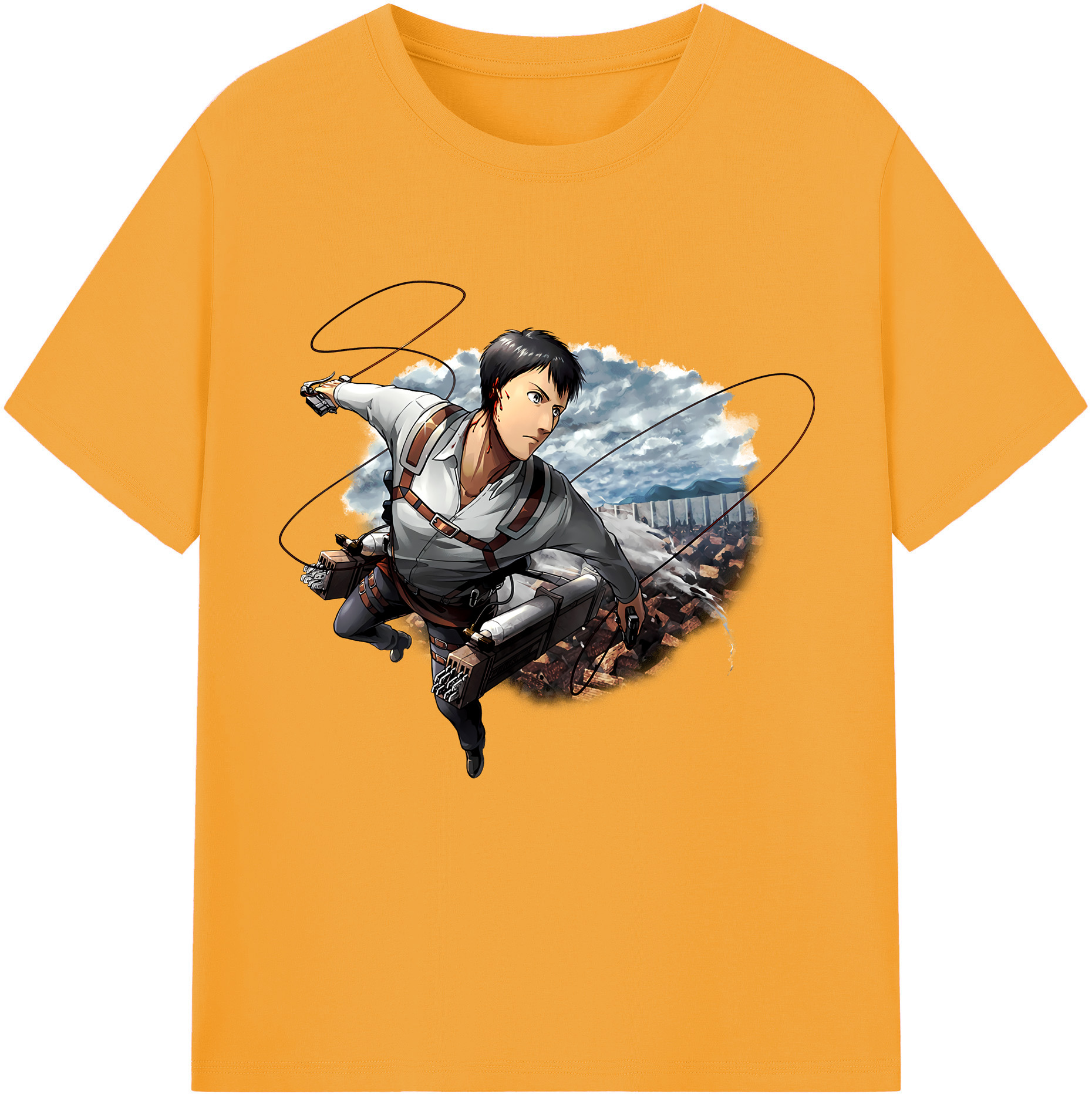 （画像用） 進撃の巨人 ベルトルト・フーバー Attack on Titan Bertholdt Hoover レディースカジュアルプリントTシャツ（綿100％）