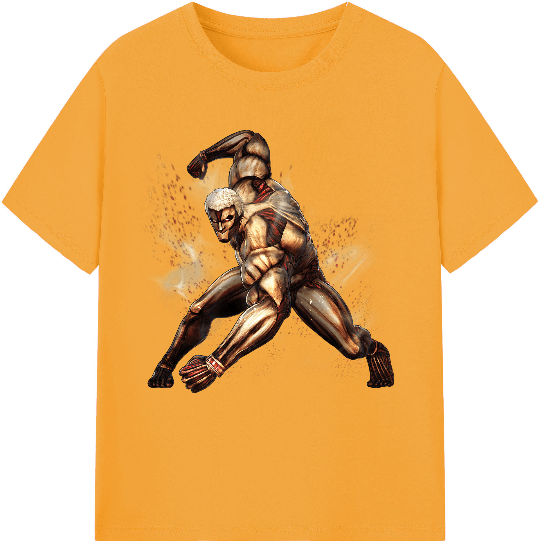 （画像用） 進撃の巨人 Attack on Titan レディースカジュアルプリントTシャツ（綿100％）