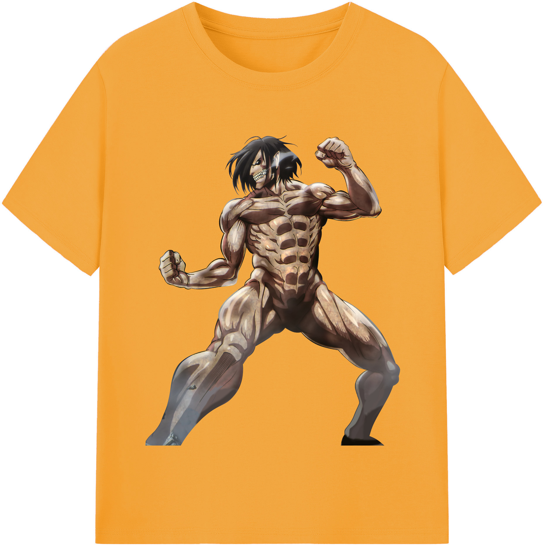 （画像用） 進撃の巨人 Attack on Titan レディースカジュアルプリントTシャツ（綿100％）