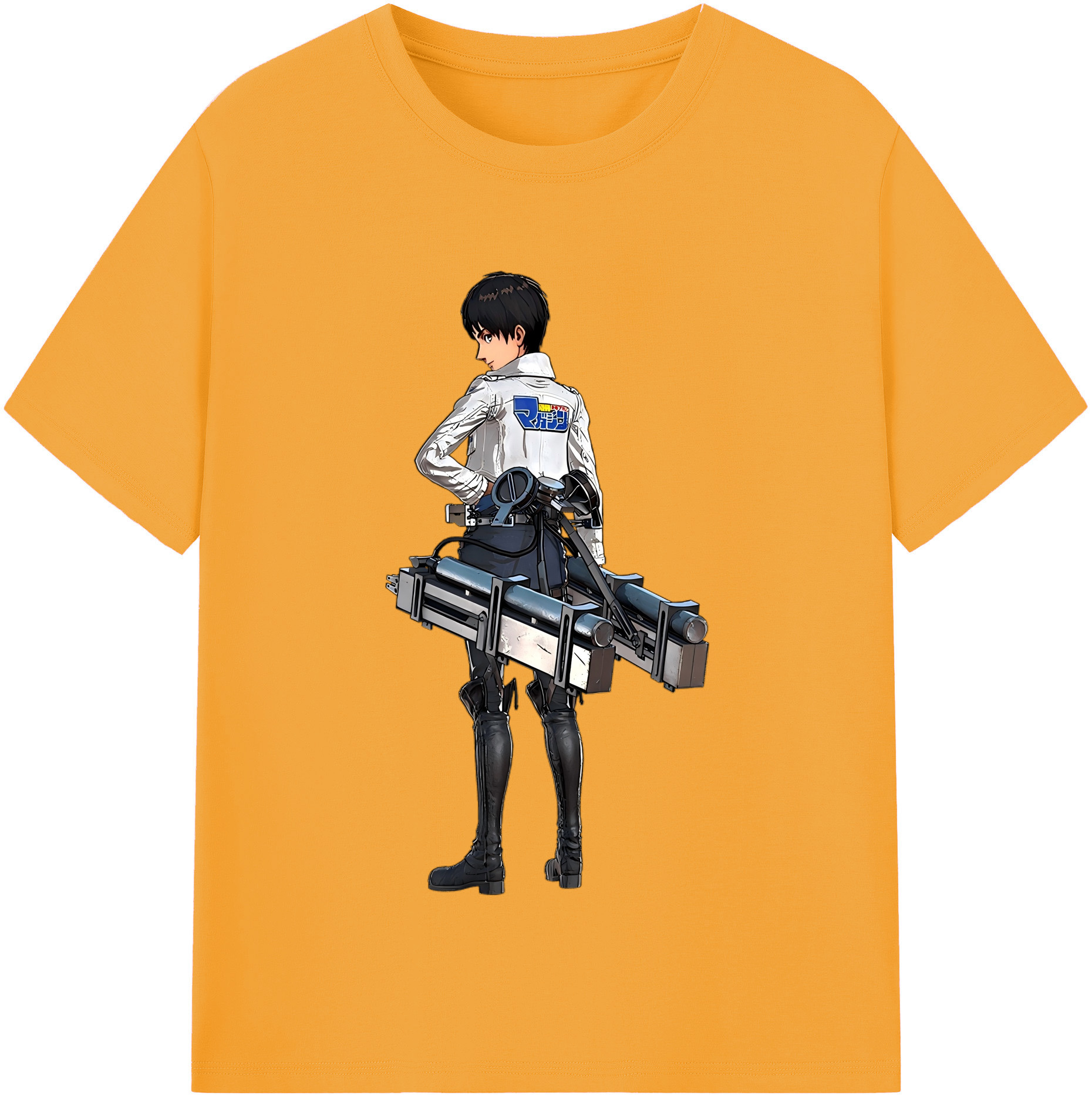 （画像用） 進撃の巨人 エレン･イェーガー Attack on Titan Eren Jäger レディースカジュアルプリントTシャツ（綿100％）