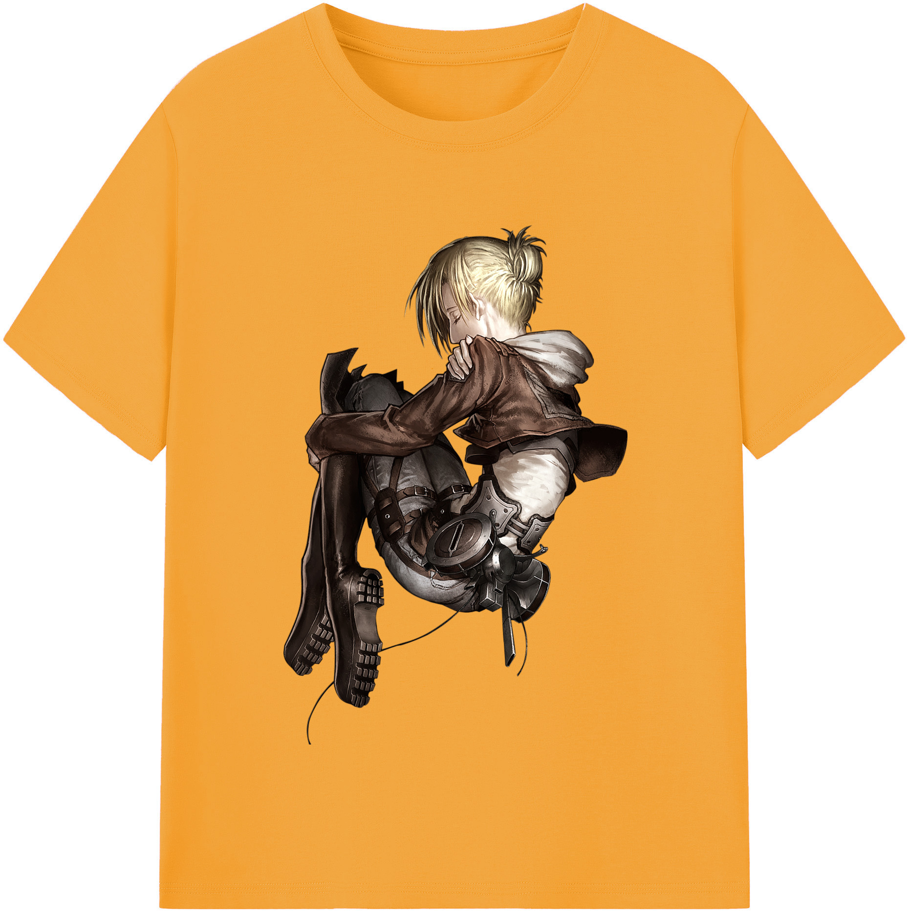 （画像用） 進撃の巨人 アニ・レオンハート Attack on Titan Annie Leonhart レディースカジュアルプリントTシャツ（綿100％）