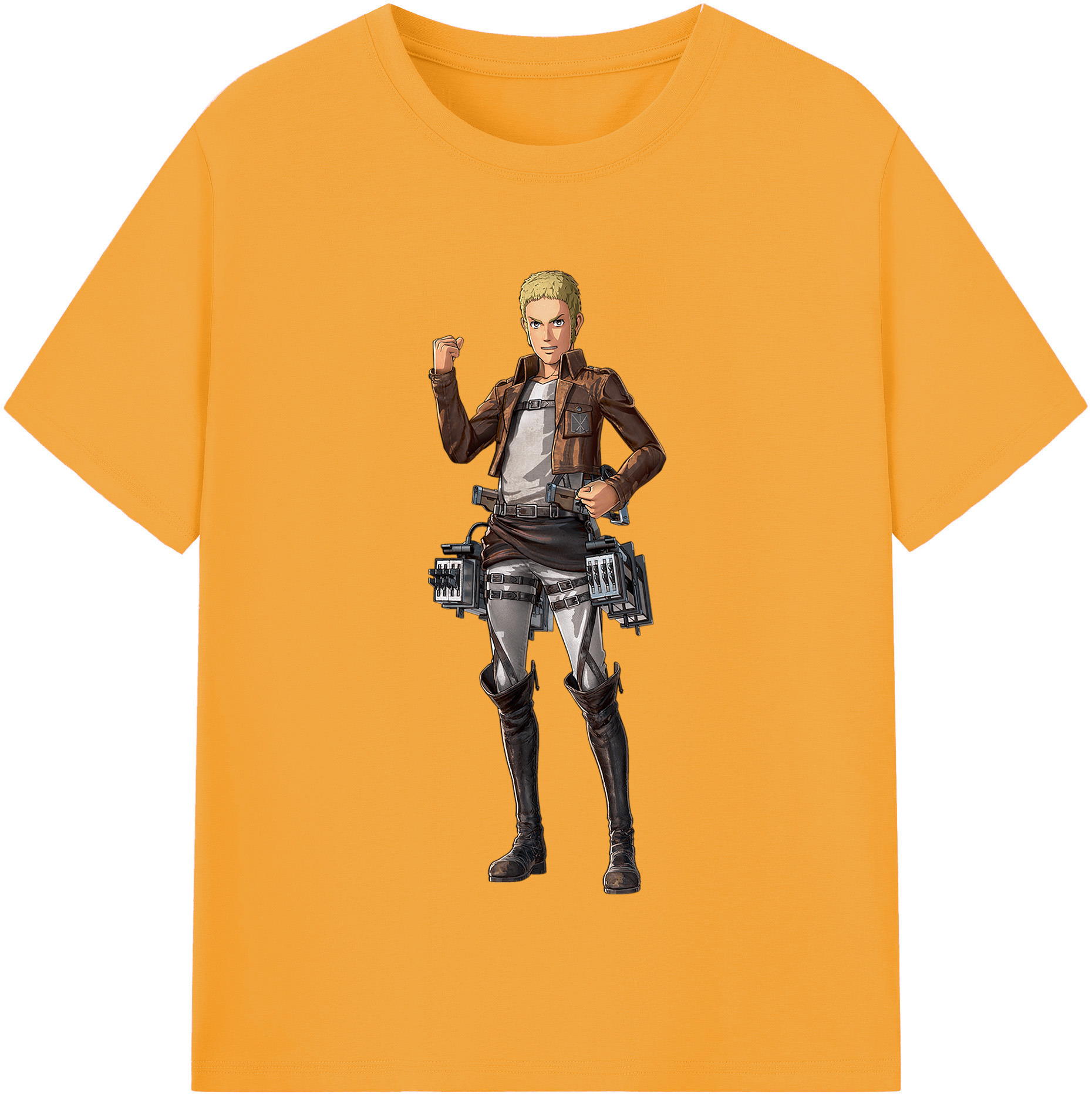 （画像用） 進撃の巨人 ライナー・ブラウン Attack on Titan Reiner Braun レディースカジュアルプリントTシャツ（綿100％）