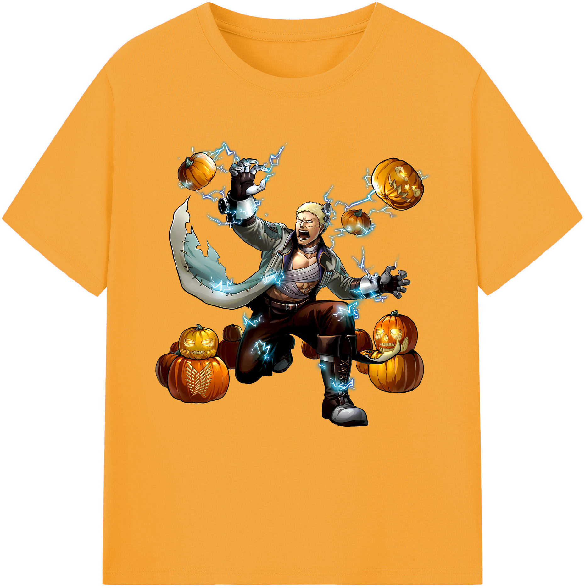 （画像用） 進撃の巨人 ライナー・ブラウン Attack on Titan Reiner Braun レディースカジュアルプリントTシャツ（綿100％）