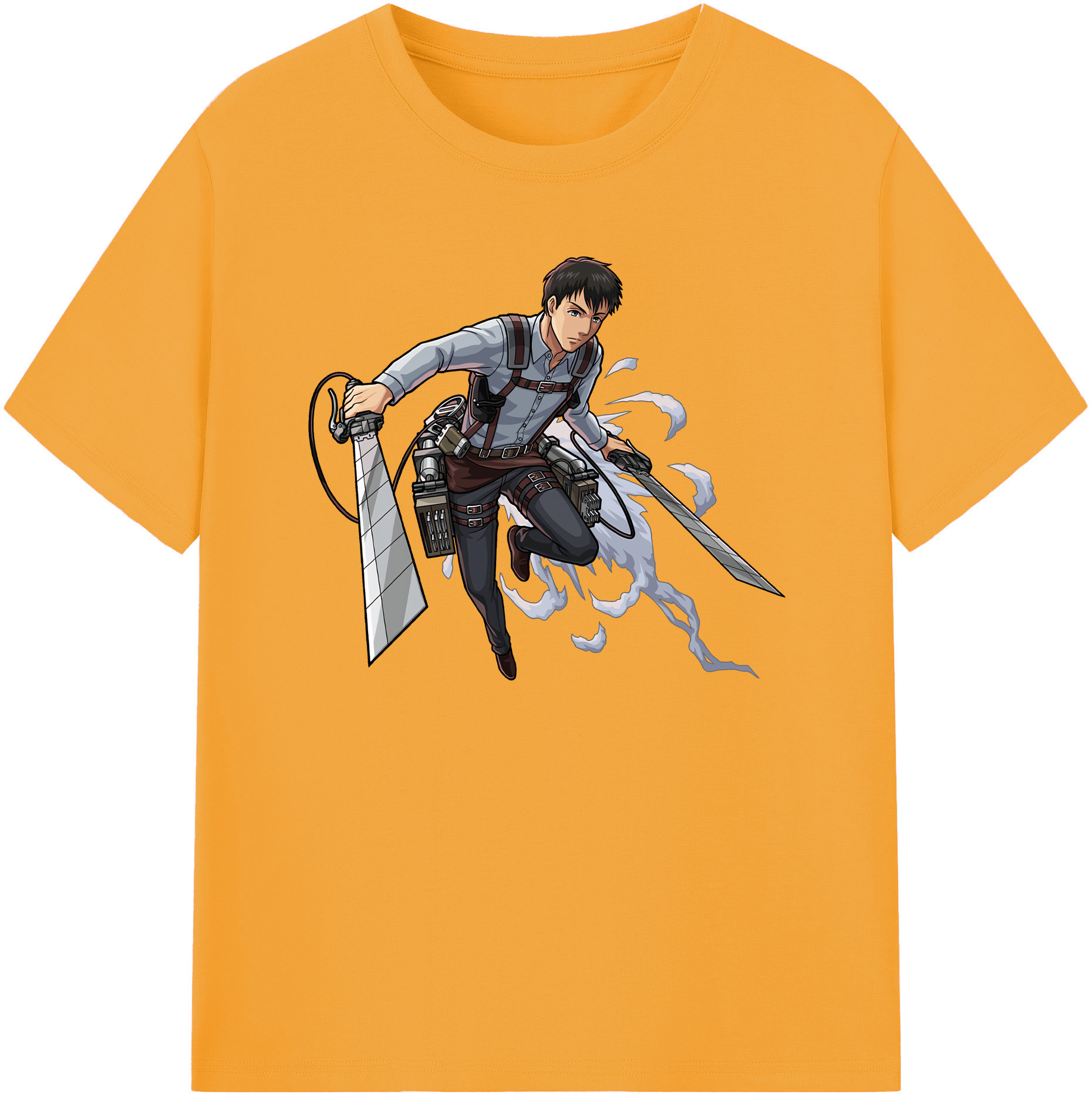 （画像用） 進撃の巨人 ベルトルト・フーバー Attack on Titan Bertholdt Hoover レディースカジュアルプリントTシャツ（綿100％）