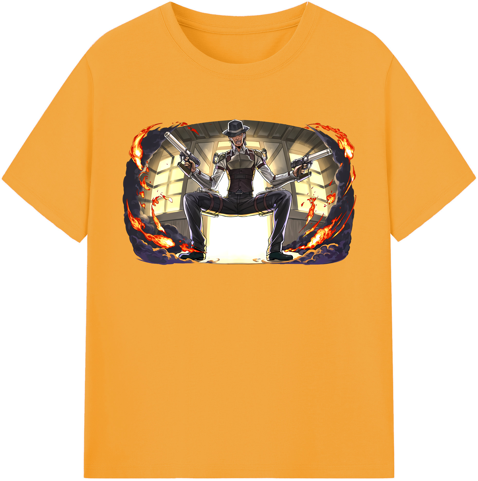 （画像用） 進撃の巨人 ケニー·アッカーマン Attack on Titan Kenny Ackerman レディースカジュアルプリントTシャツ（綿100％）