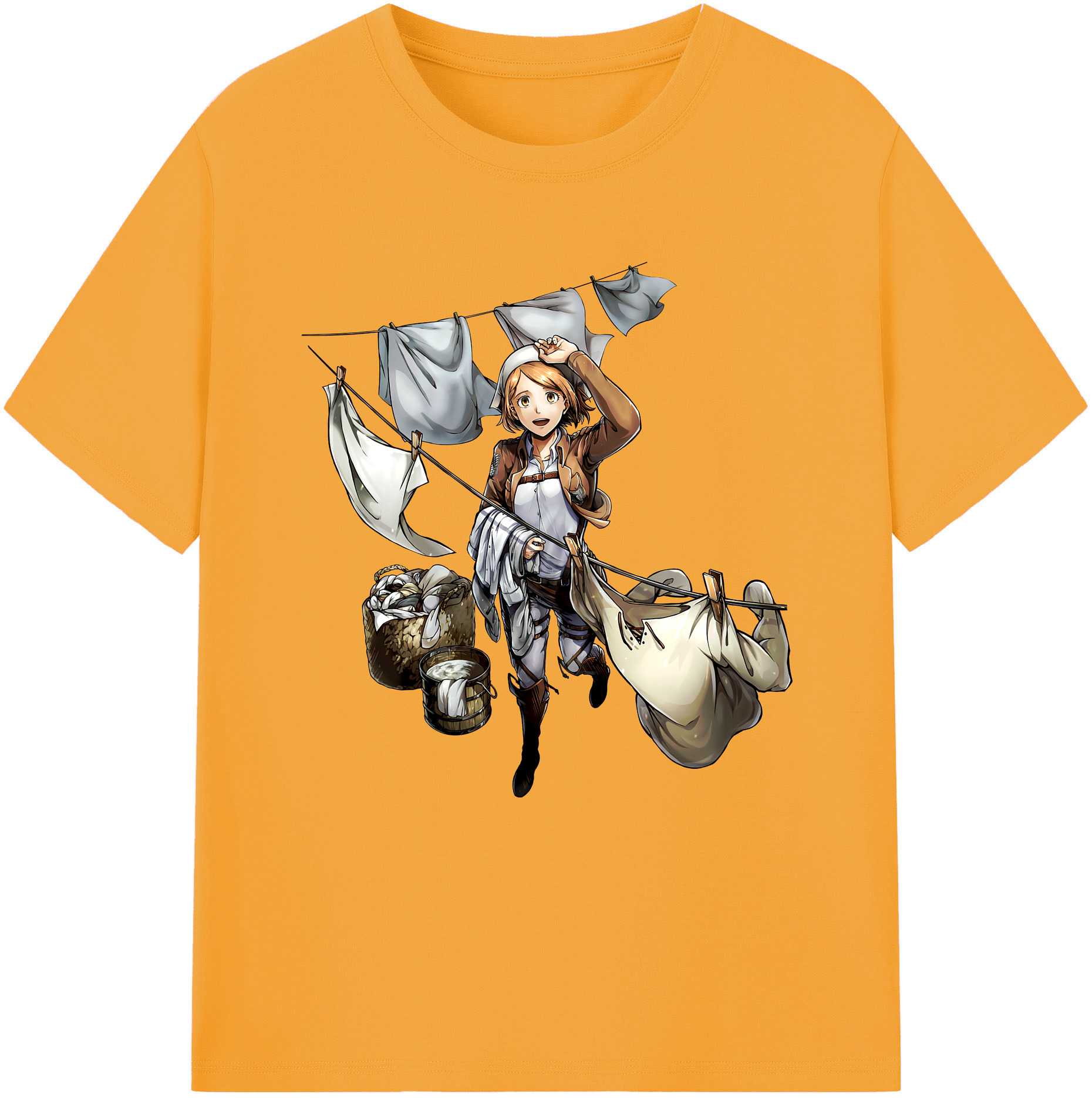 （画像用） 進撃の巨人 ペトラ·ラル Attack on Titan Petra Rall レディースカジュアルプリントTシャツ（綿100％）