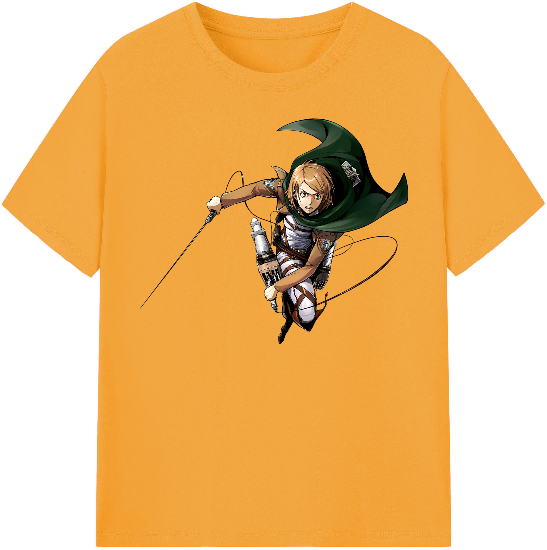 （画像用） 進撃の巨人 ペトラ·ラル Attack on Titan Petra Rall レディースカジュアルプリントTシャツ（綿100％）