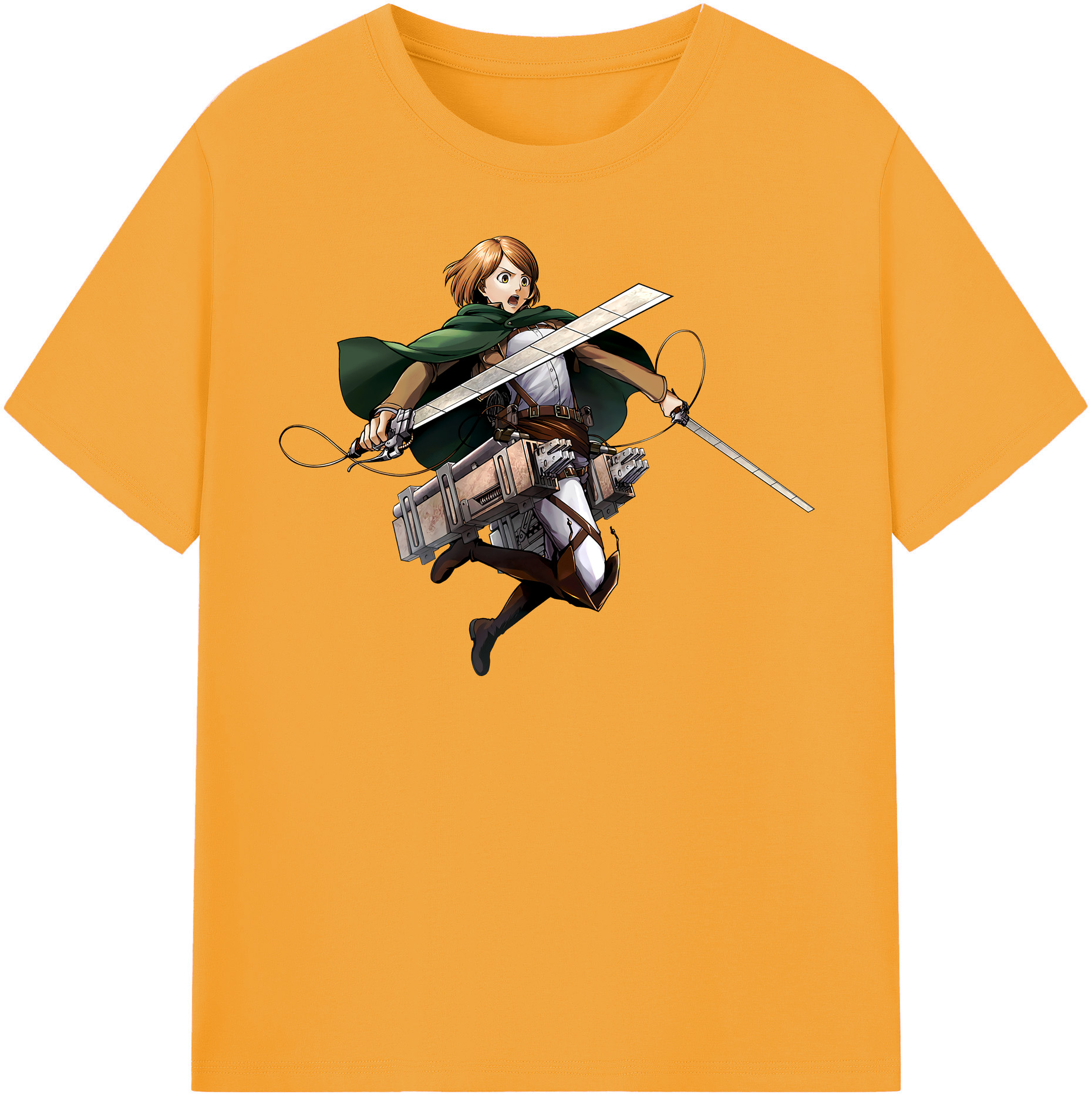 （画像用） 進撃の巨人 ペトラ·ラル Attack on Titan Petra Rall レディースカジュアルプリントTシャツ（綿100％）