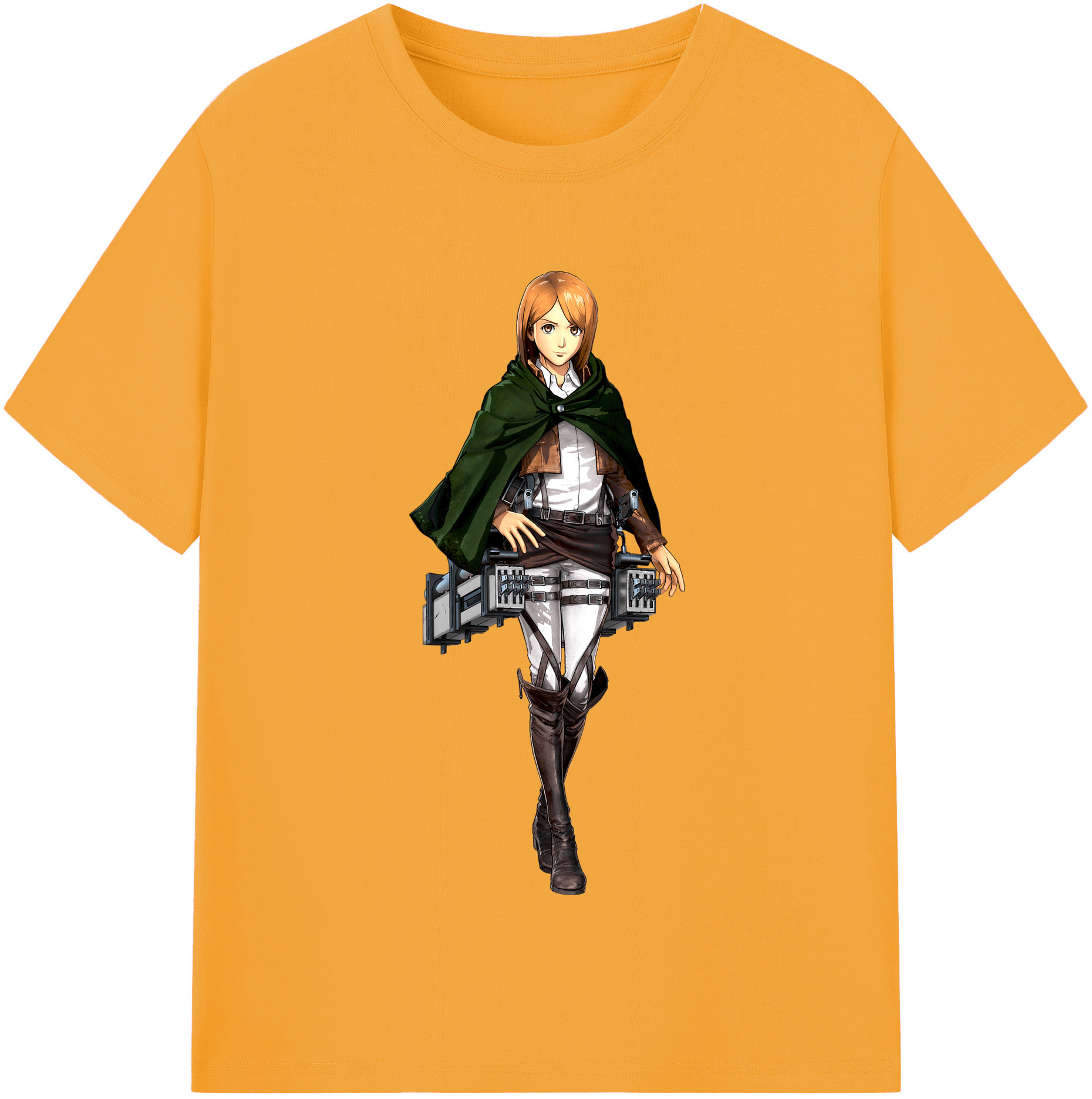 （画像用） 進撃の巨人 ペトラ·ラル Attack on Titan Petra Rall レディースカジュアルプリントTシャツ（綿100％）