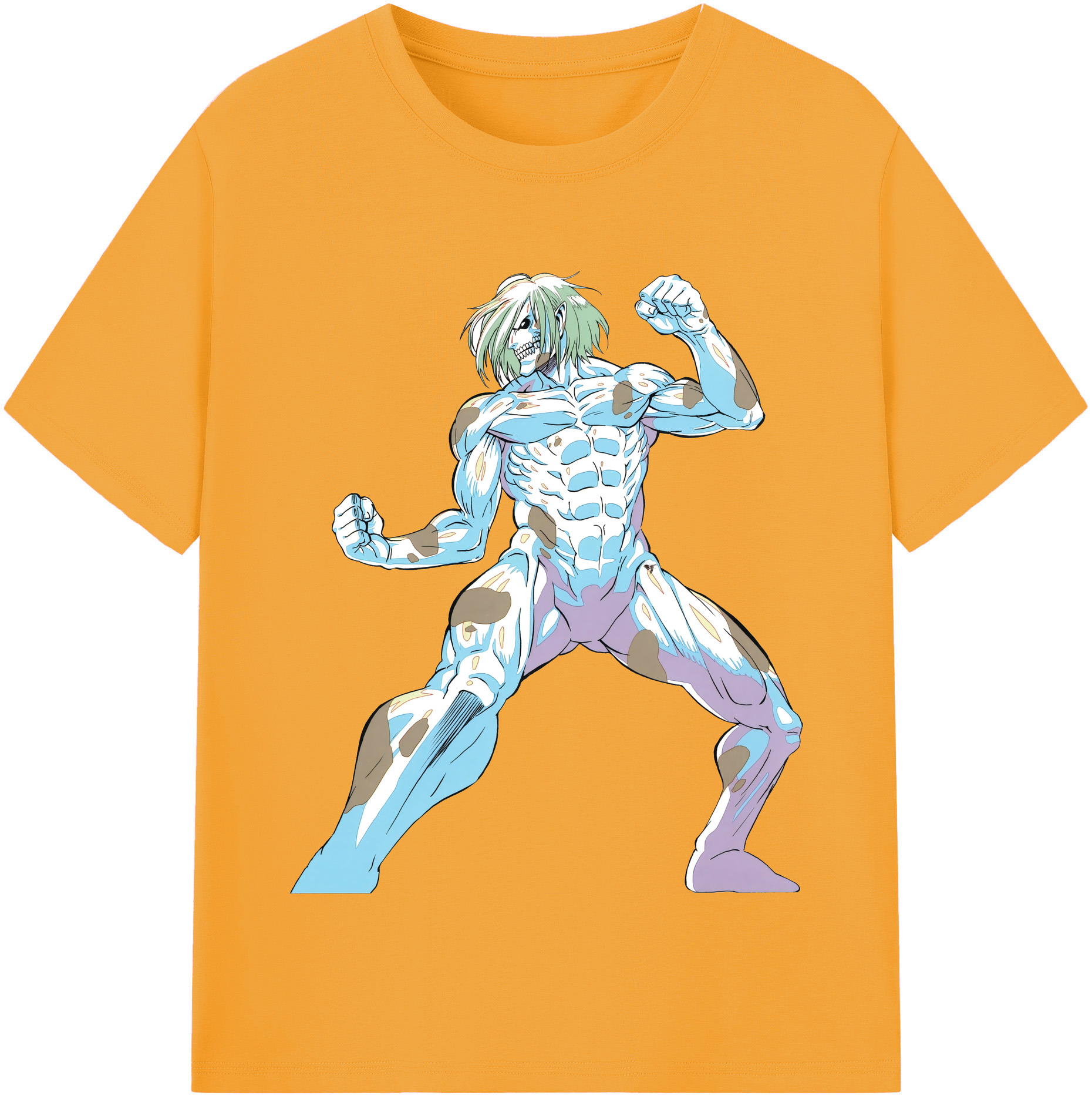 （画像用） 進撃の巨人 Attack on Titan レディースカジュアルプリントTシャツ（綿100％）