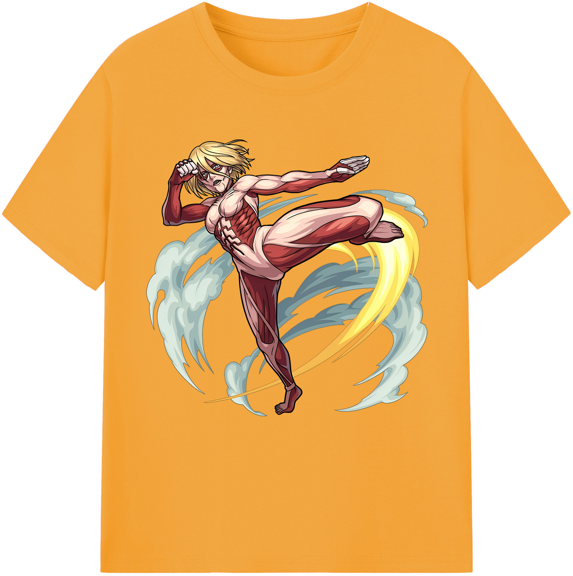 （画像用） 進撃の巨人 Attack on Titan レディースカジュアルプリントTシャツ（綿100％）