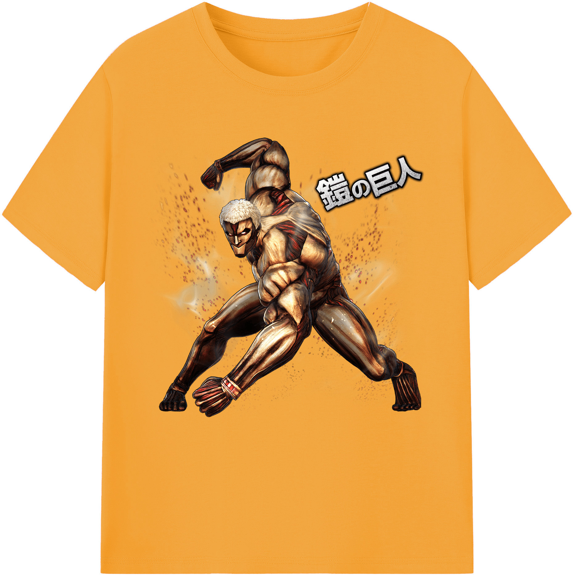（画像用） 進撃の巨人 Attack on Titan レディースカジュアルプリントTシャツ（綿100％）