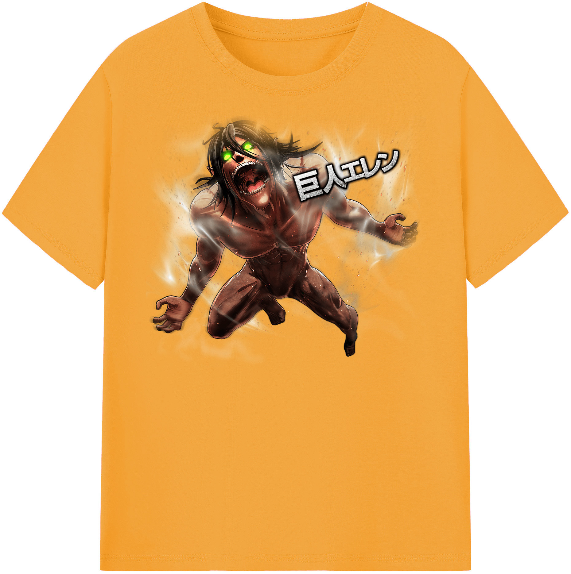 （画像用） 進撃の巨人 Attack on Titan レディースカジュアルプリントTシャツ（綿100％）