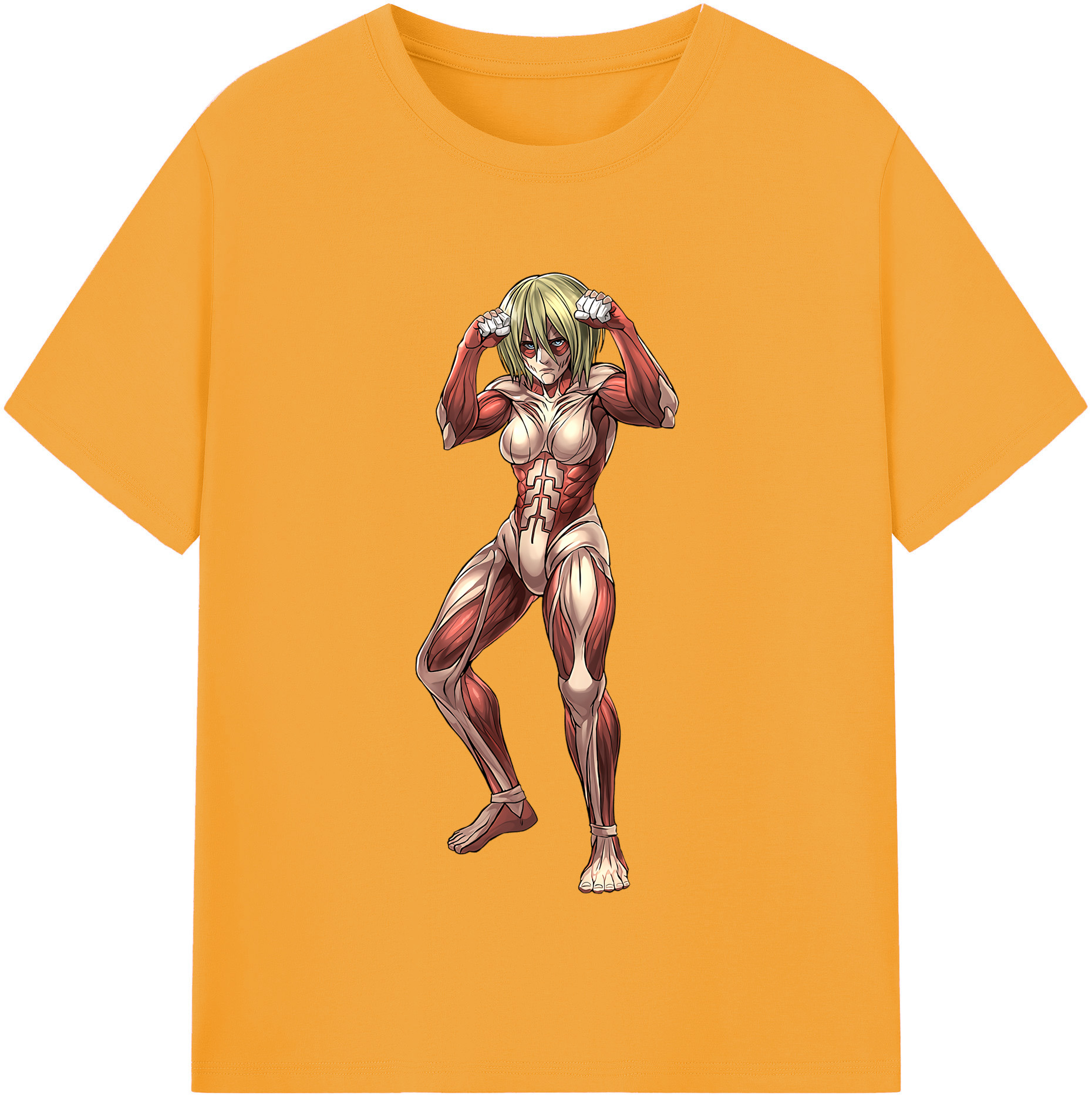 （画像用） 進撃の巨人 Attack on Titan レディースカジュアルプリントTシャツ（綿100％）