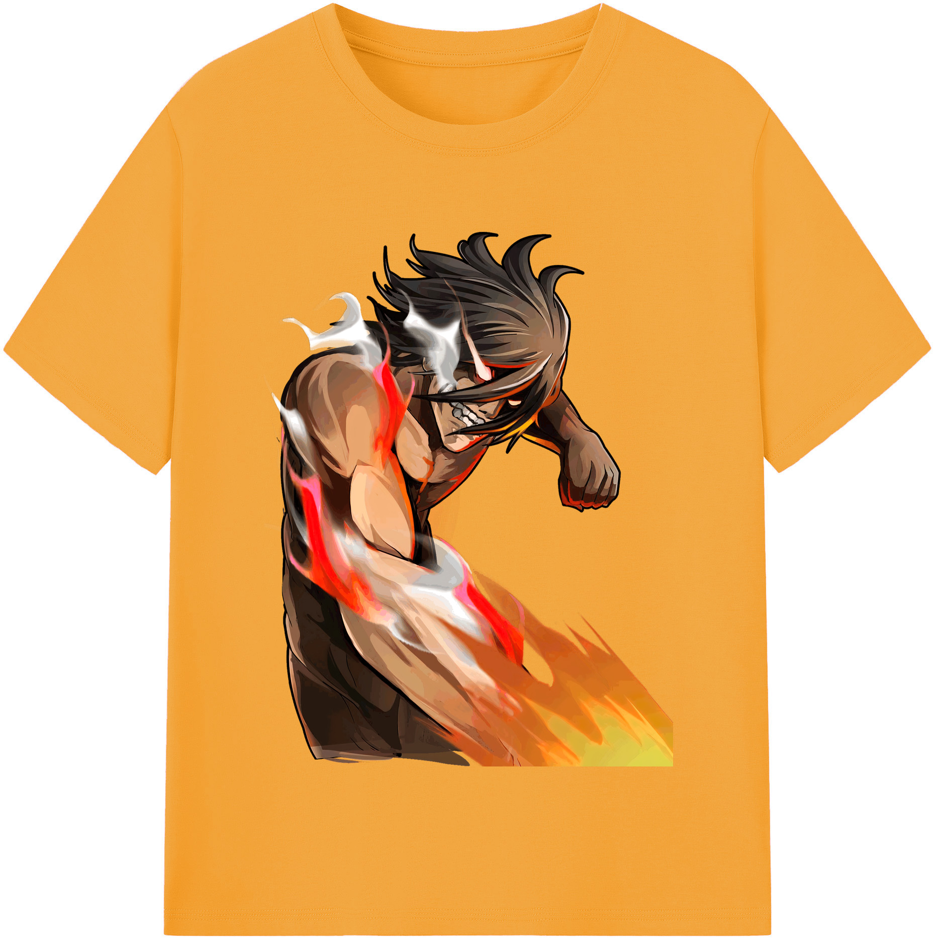 （画像用） 進撃の巨人 Attack on Titan レディースカジュアルプリントTシャツ（綿100％）