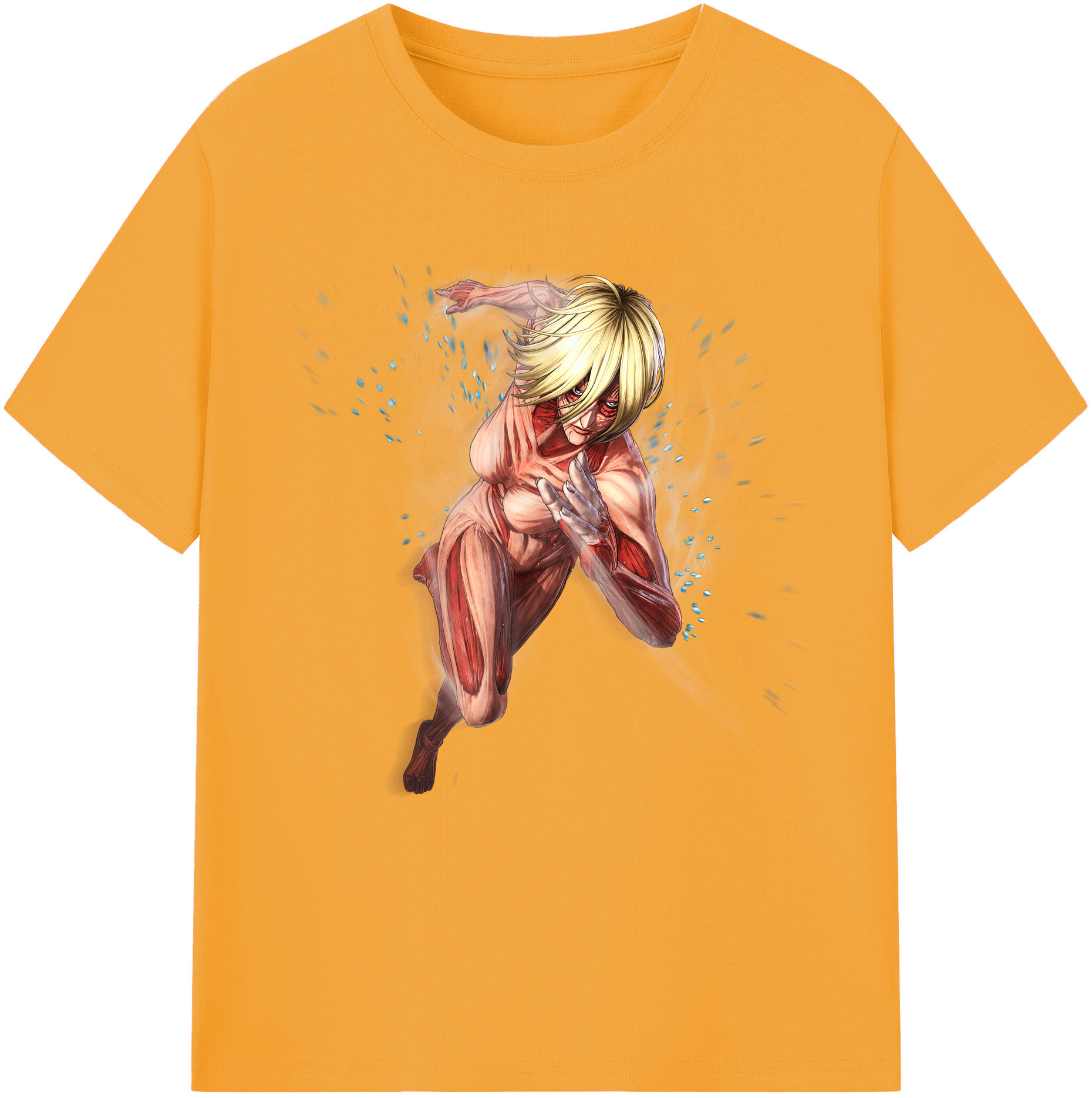 （画像用） 進撃の巨人 Attack on Titan レディースカジュアルプリントTシャツ（綿100％）