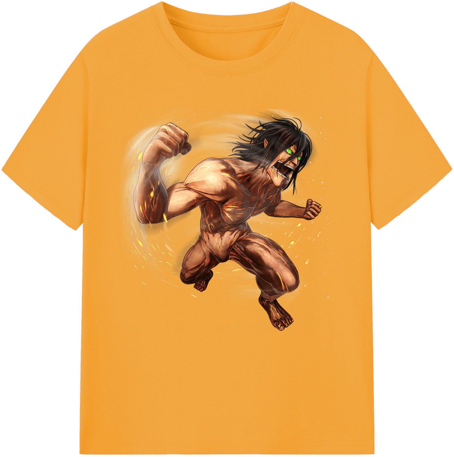 （画像用） 進撃の巨人 Attack on Titan レディースカジュアルプリントTシャツ（綿100％）