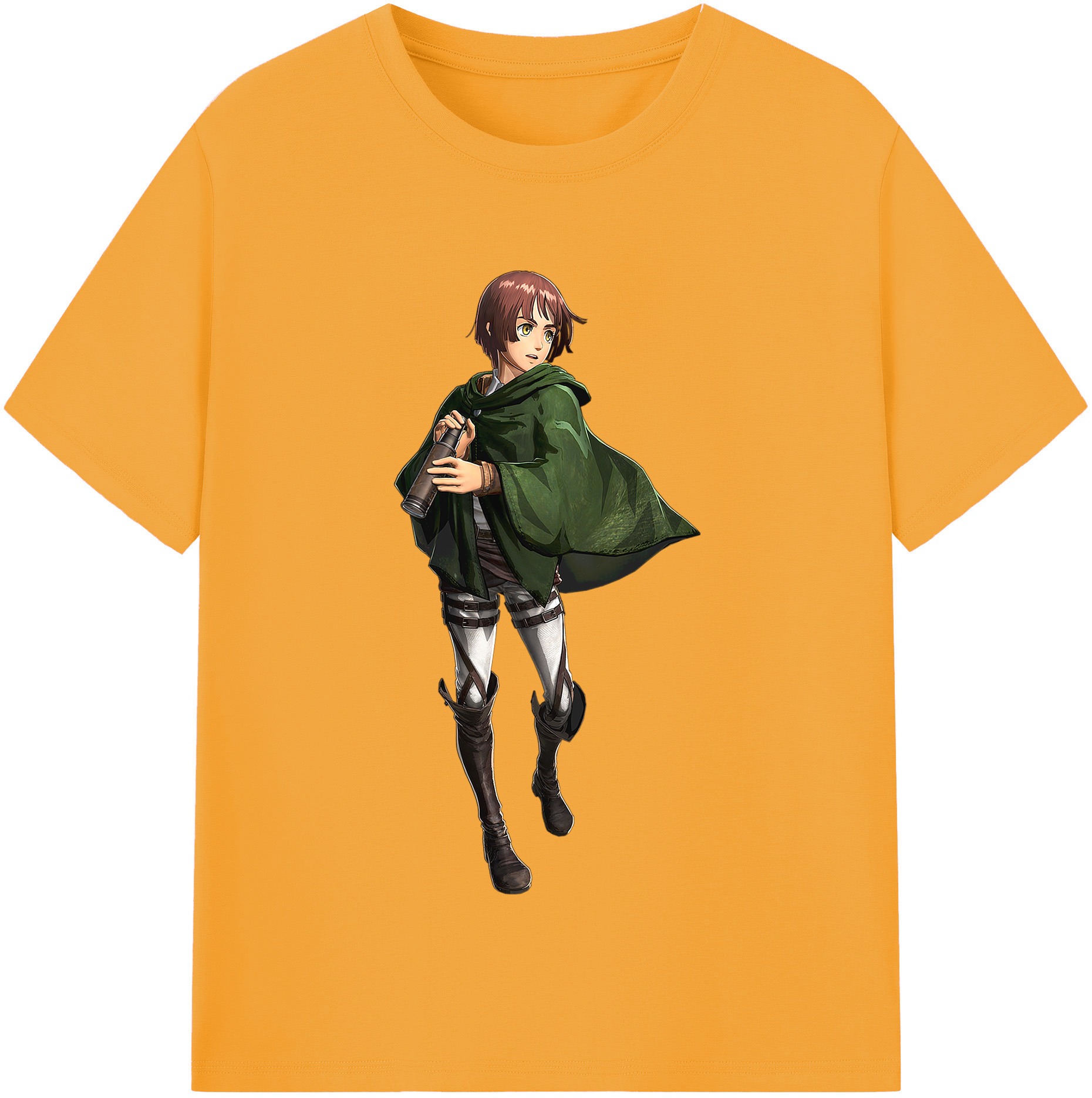 （画像用） 進撃の巨人 Attack on Titan レディースカジュアルプリントTシャツ（綿100％）