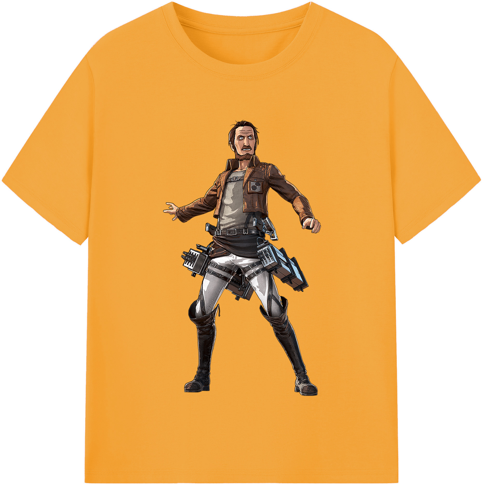 （画像用） 進撃の巨人 Attack on Titan レディースカジュアルプリントTシャツ（綿100％）