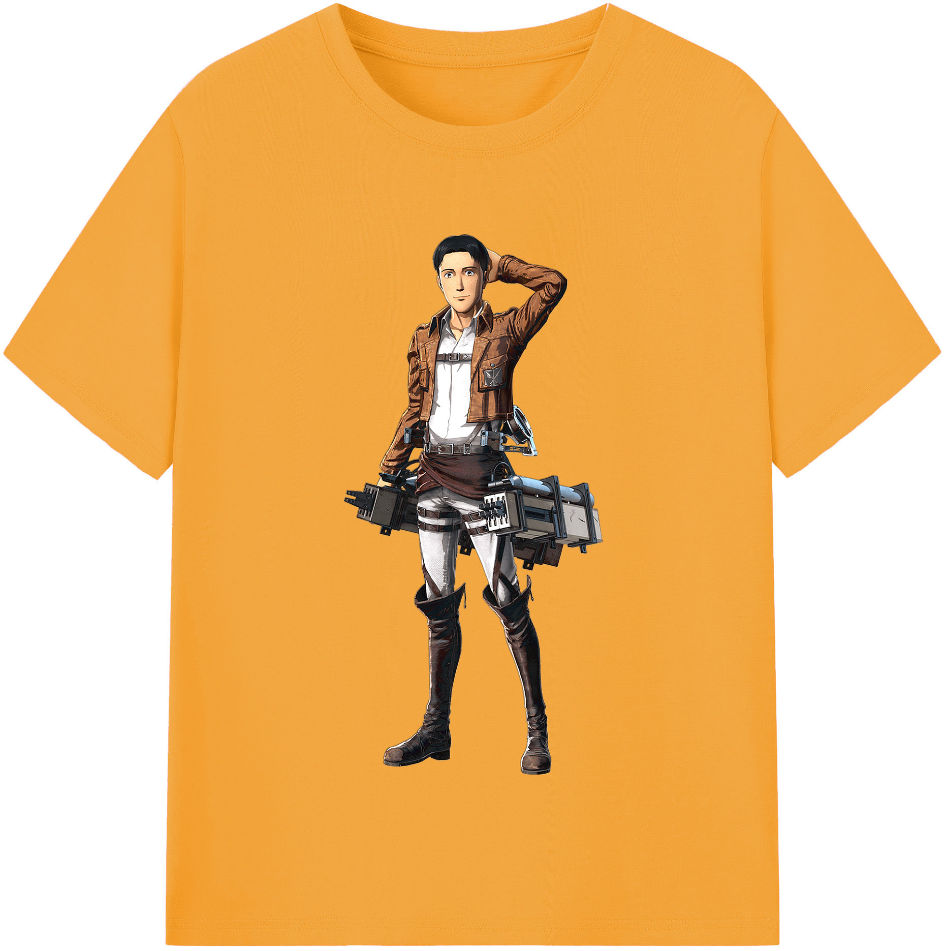 （画像用） 進撃の巨人 Attack on Titan レディースカジュアルプリントTシャツ（綿100％）