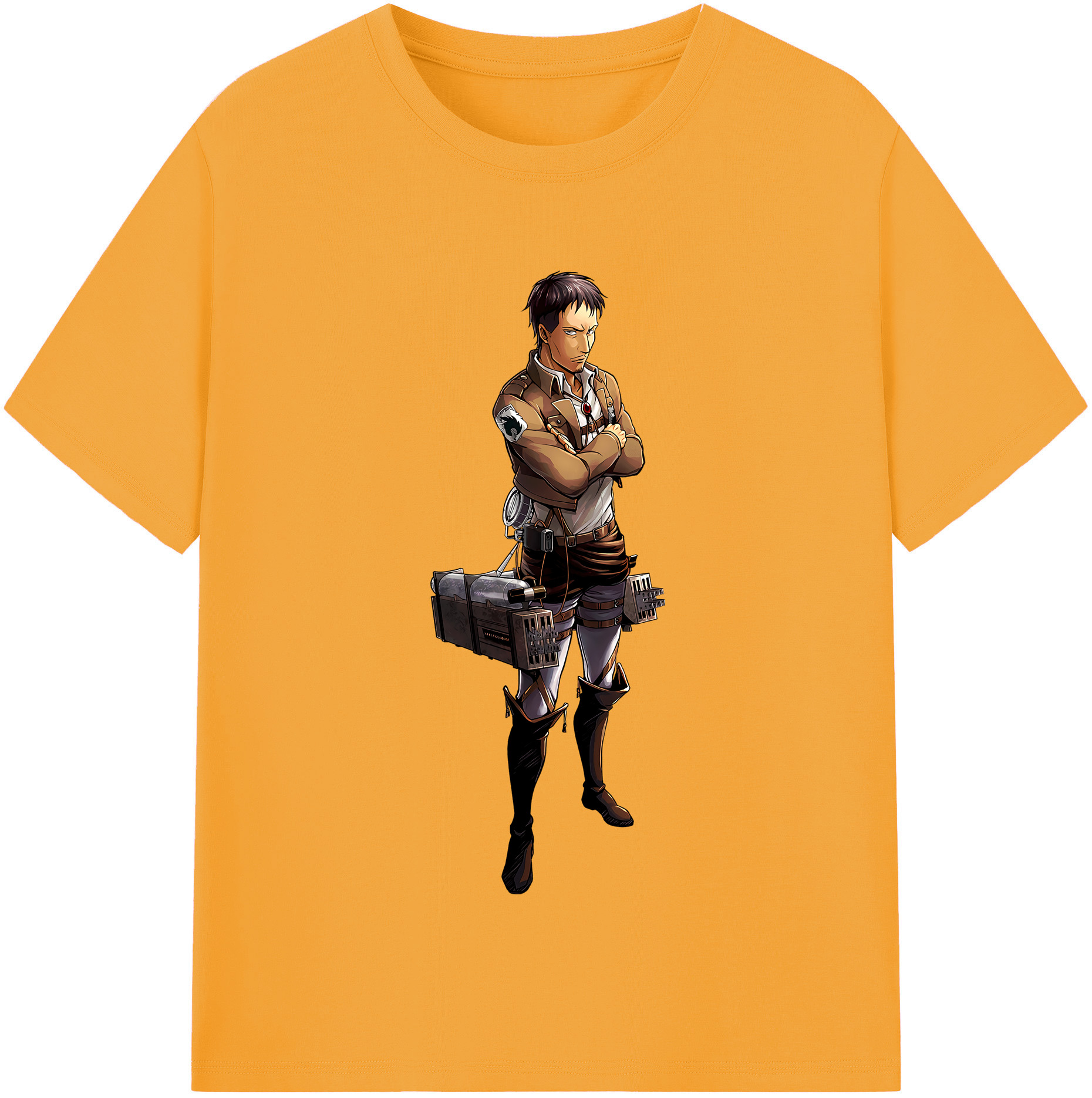 （画像用） 進撃の巨人 Attack on Titan レディースカジュアルプリントTシャツ（綿100％）