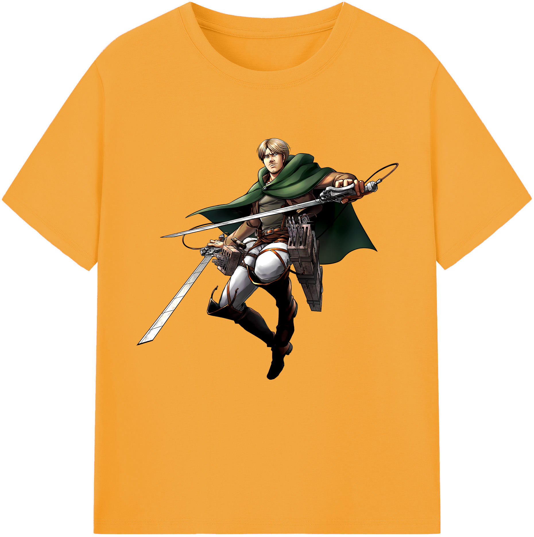 （画像用） 進撃の巨人 Attack on Titan レディースカジュアルプリントTシャツ（綿100％）
