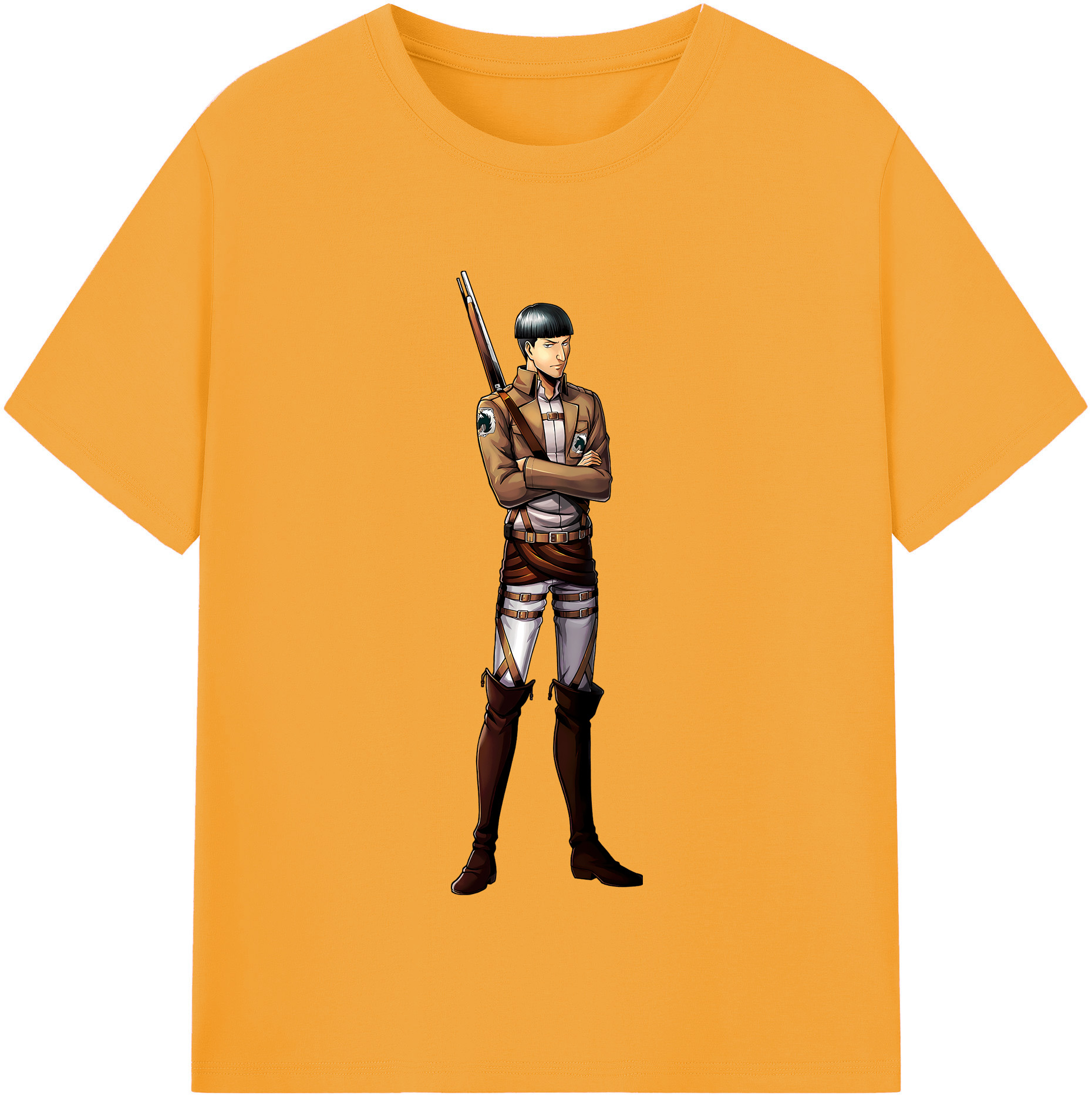 （画像用） 進撃の巨人 Attack on Titan レディースカジュアルプリントTシャツ（綿100％）