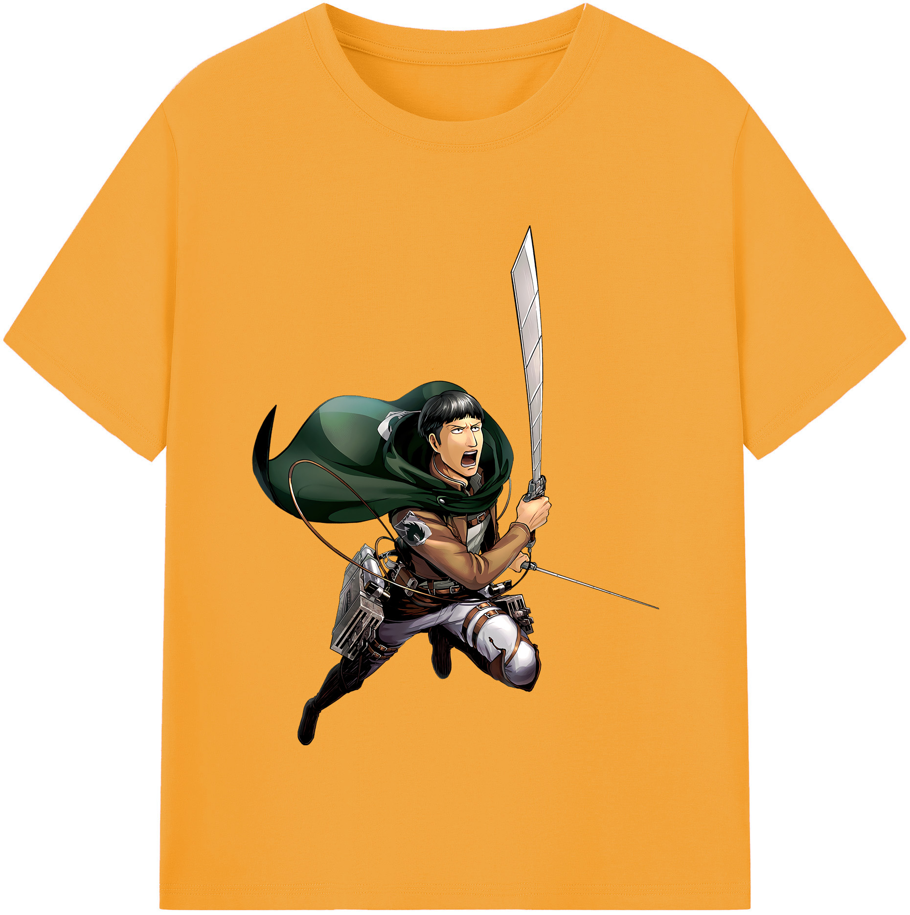 （画像用） 進撃の巨人 Attack on Titan レディースカジュアルプリントTシャツ（綿100％）