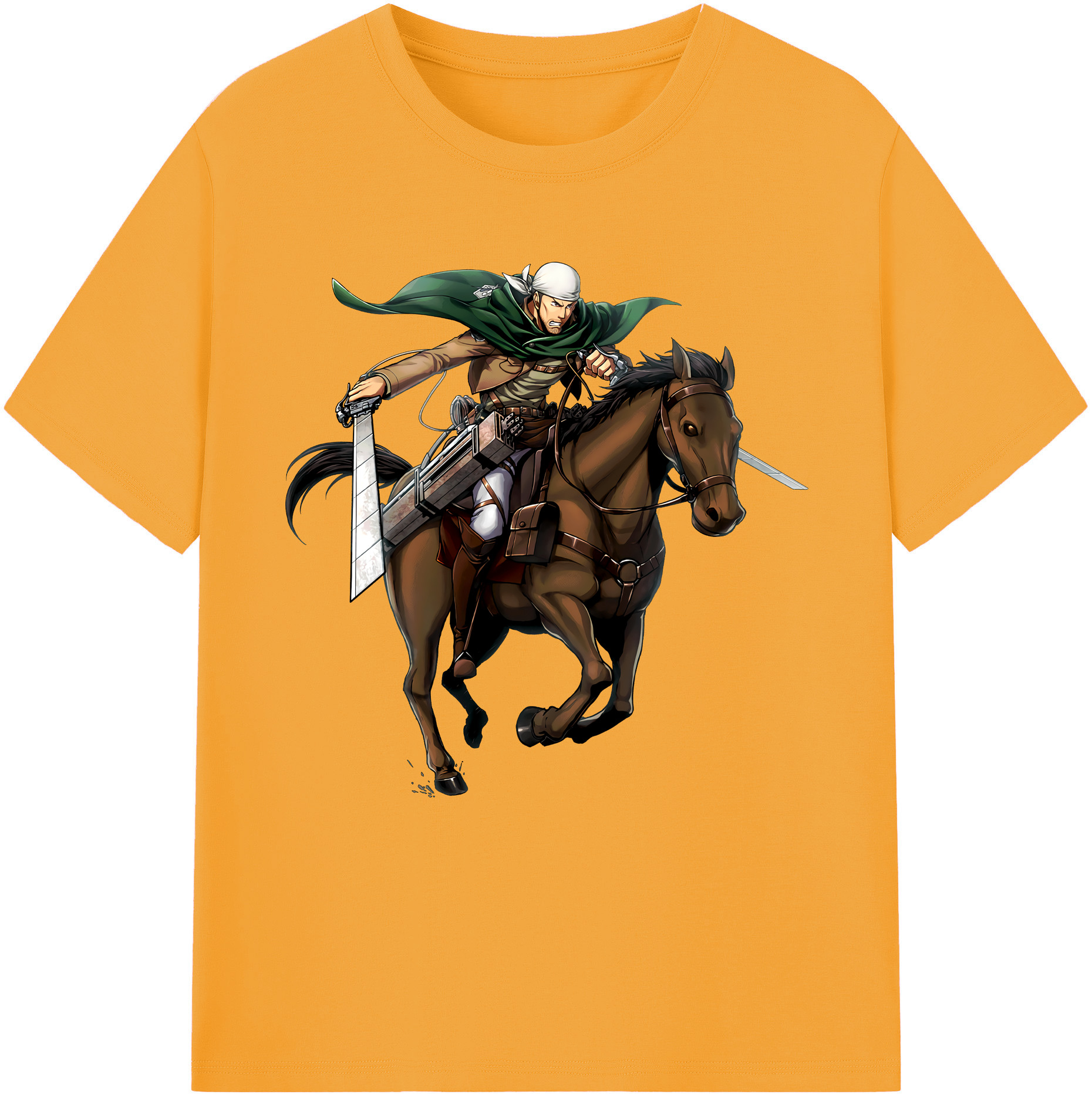 （画像用） 進撃の巨人 Attack on Titan レディースカジュアルプリントTシャツ（綿100％）