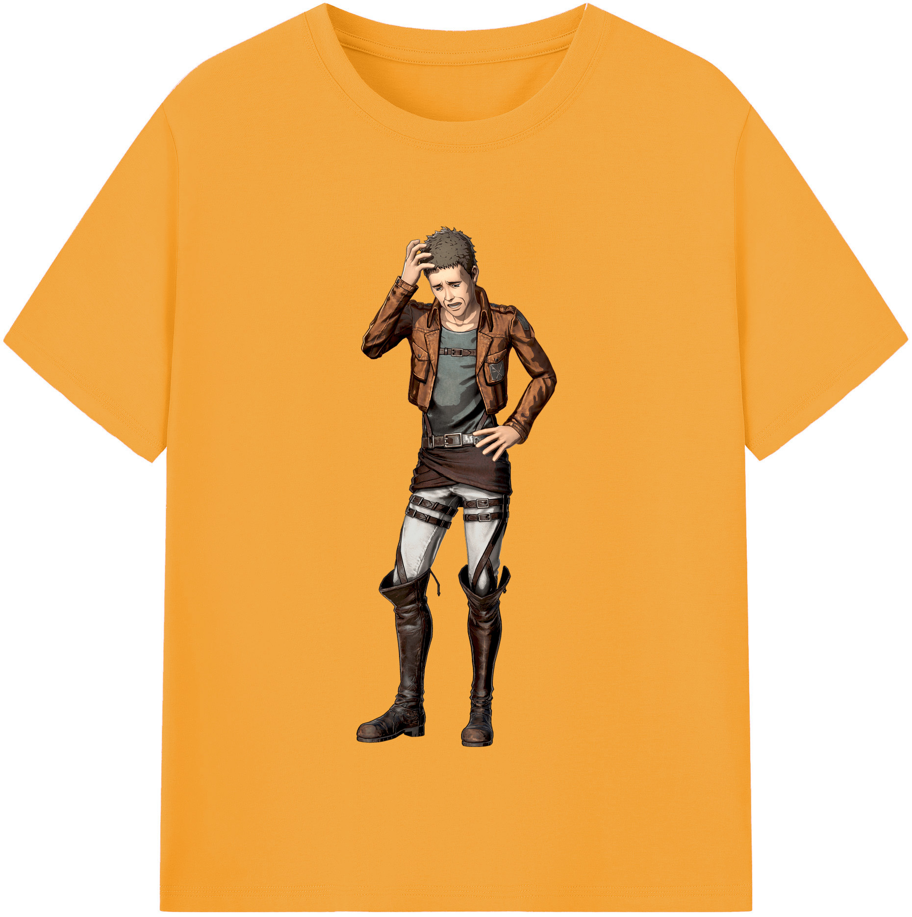 （画像用） 進撃の巨人 Attack on Titan レディースカジュアルプリントTシャツ（綿100％）