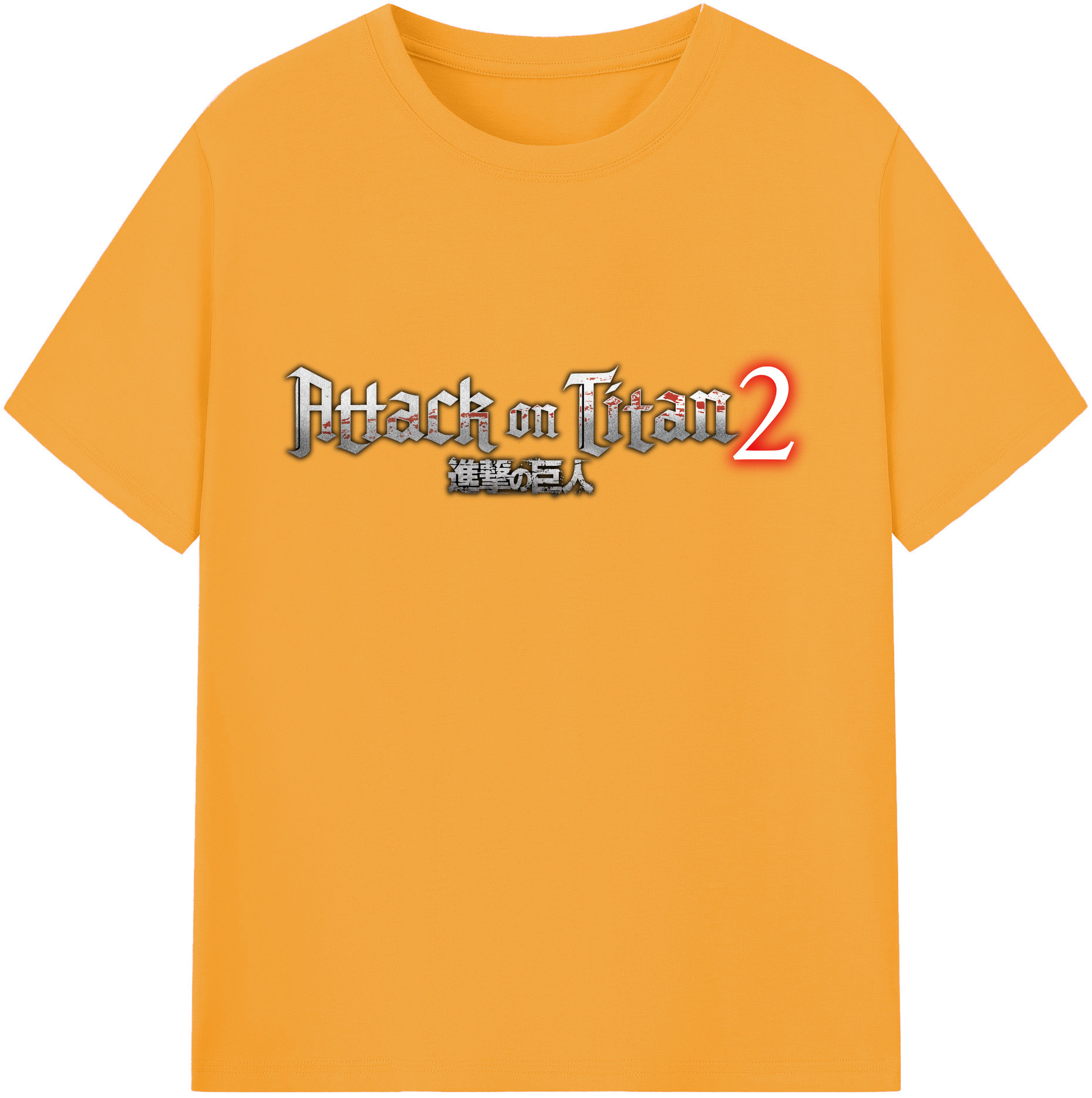 （画像用） 進撃の巨人 Attack on Titan レディースカジュアルプリントTシャツ（綿100％）
