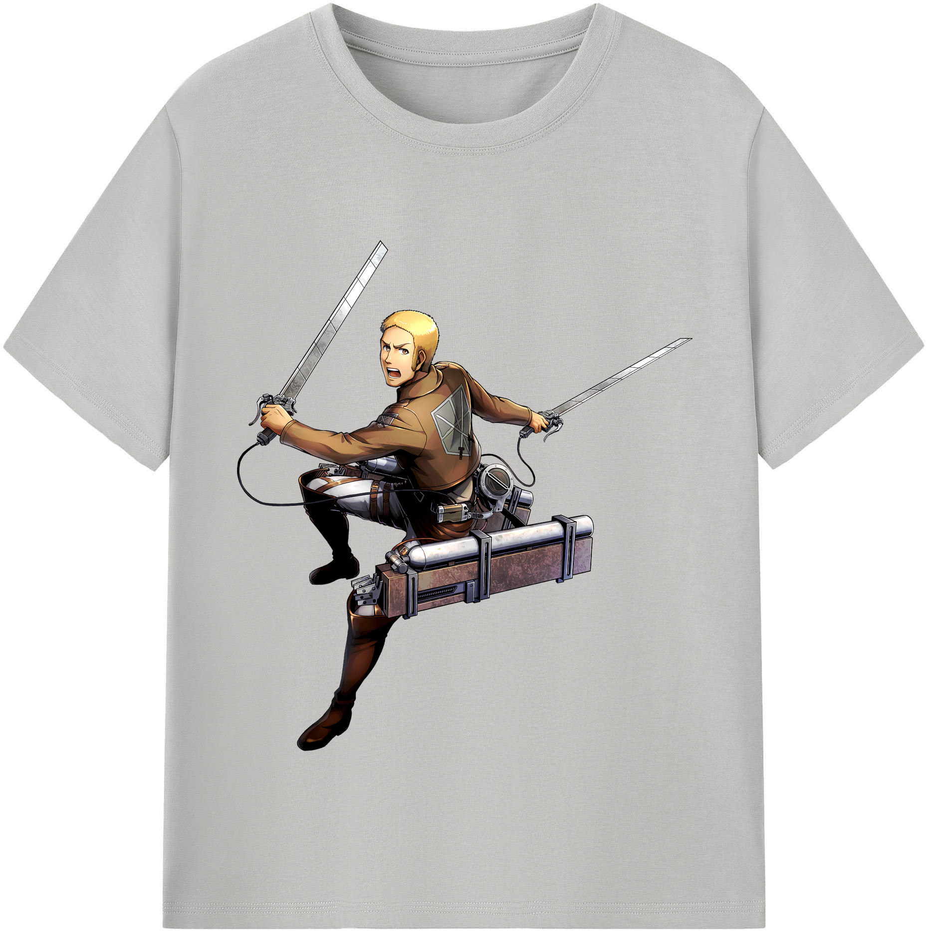 （画像用） 進撃の巨人 ライナー・ブラウン Attack on Titan Reiner Braun レディースカジュアルプリントTシャツ（綿100％）