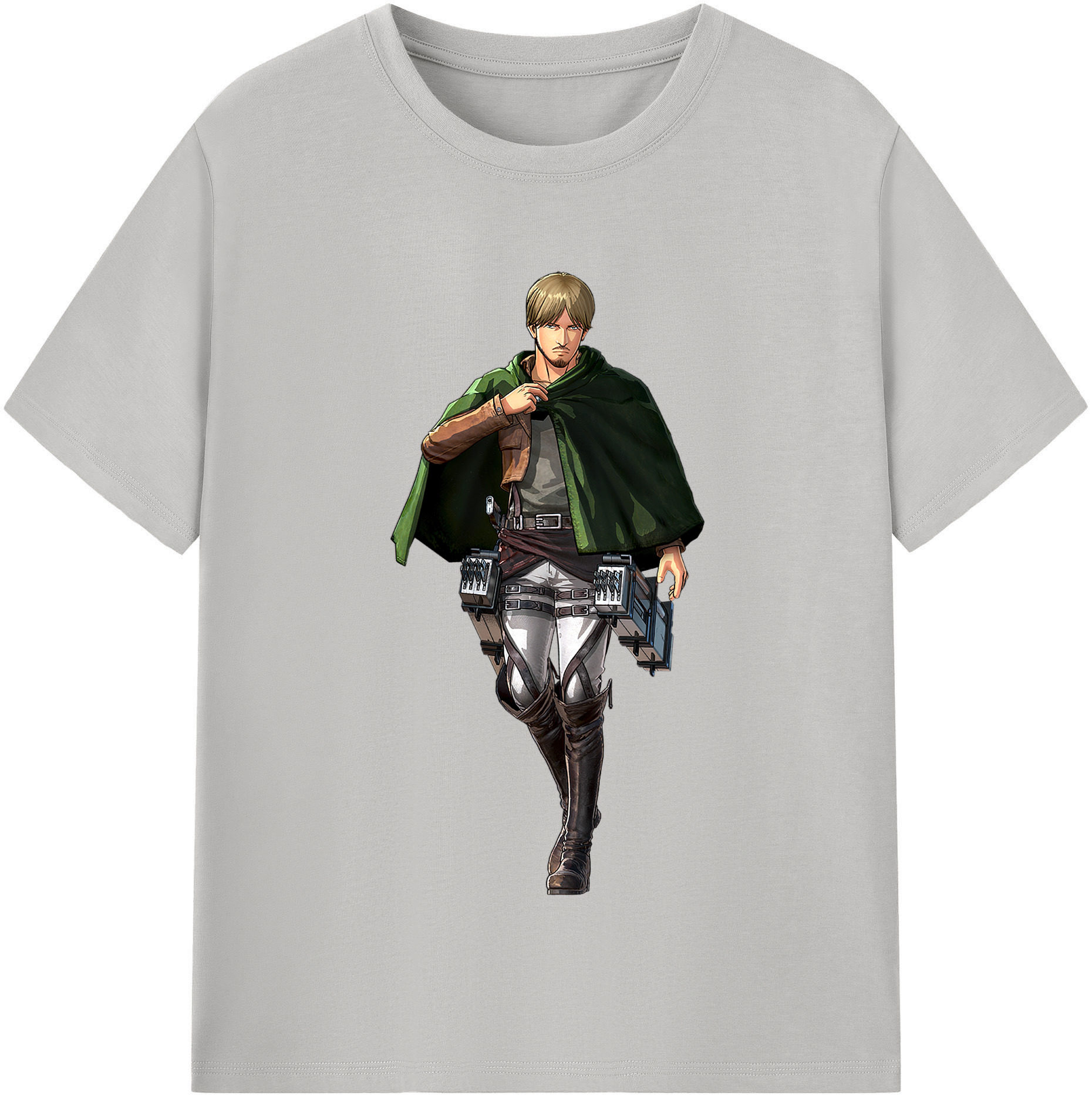 （画像用） 進撃の巨人 ミケ·ザカリアス Attack on Titan Mike Zakarius レディースカジュアルプリントTシャツ（綿100％）