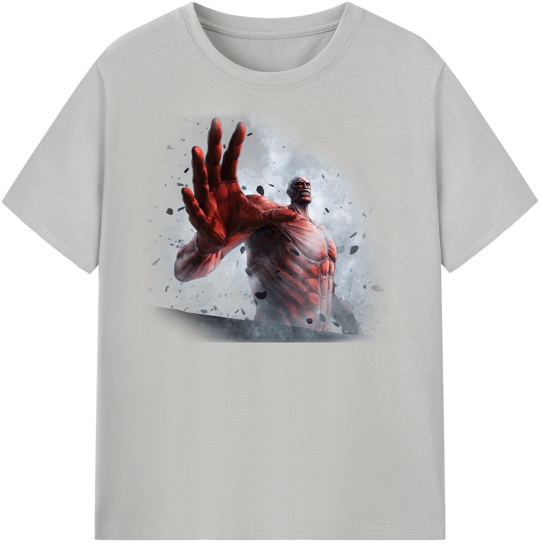 （画像用） 進撃の巨人 Attack on Titan レディースカジュアルプリントTシャツ（綿100％）