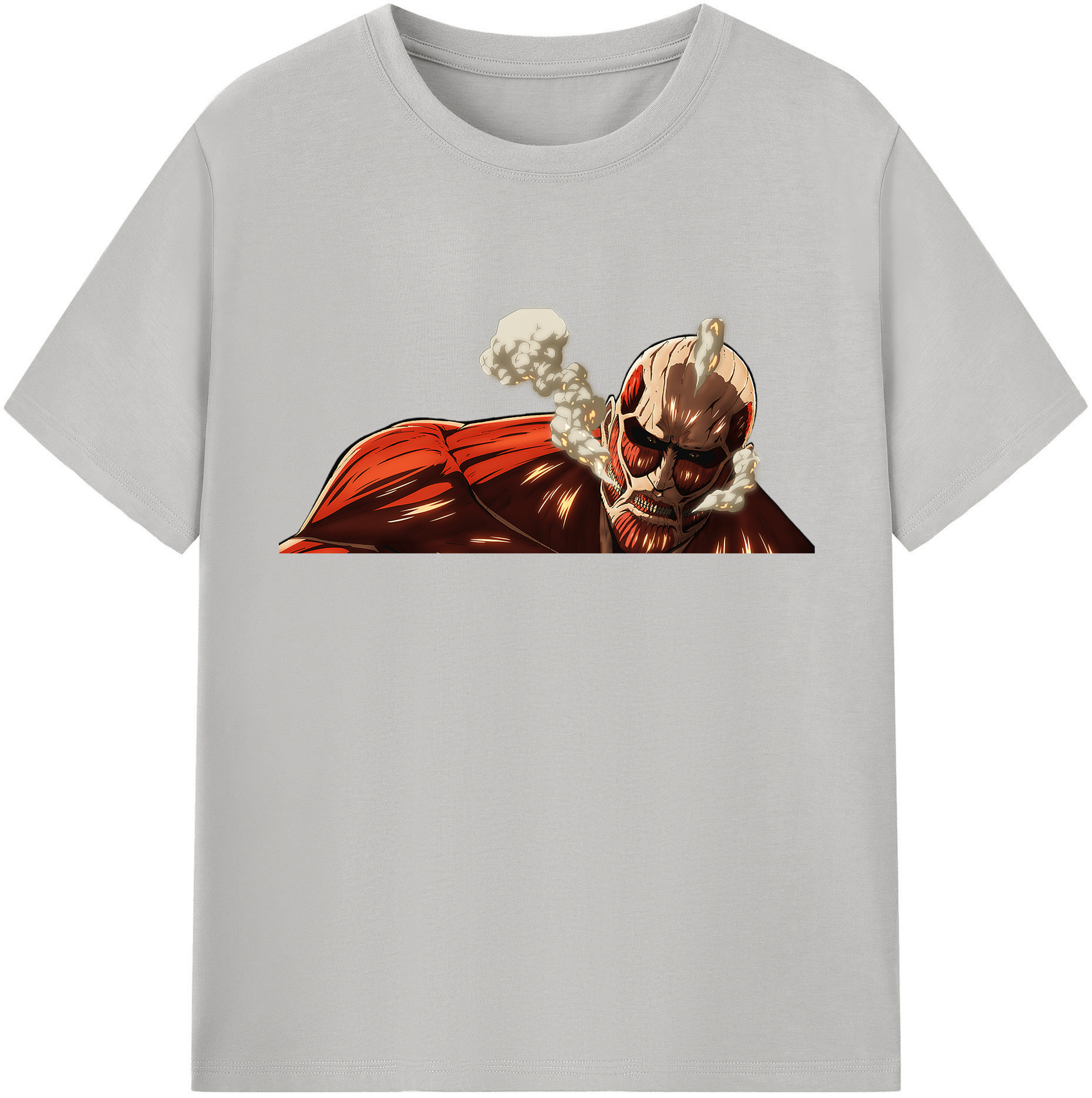 （画像用） 進撃の巨人 Attack on Titan レディースカジュアルプリントTシャツ（綿100％）
