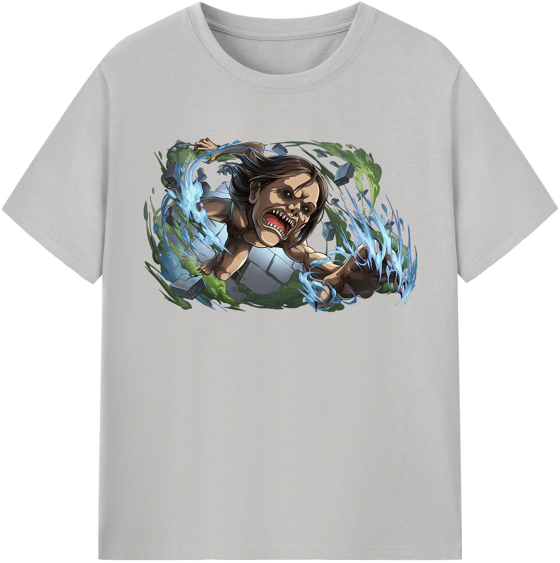 （画像用） 進撃の巨人 Attack on Titan レディースカジュアルプリントTシャツ（綿100％）