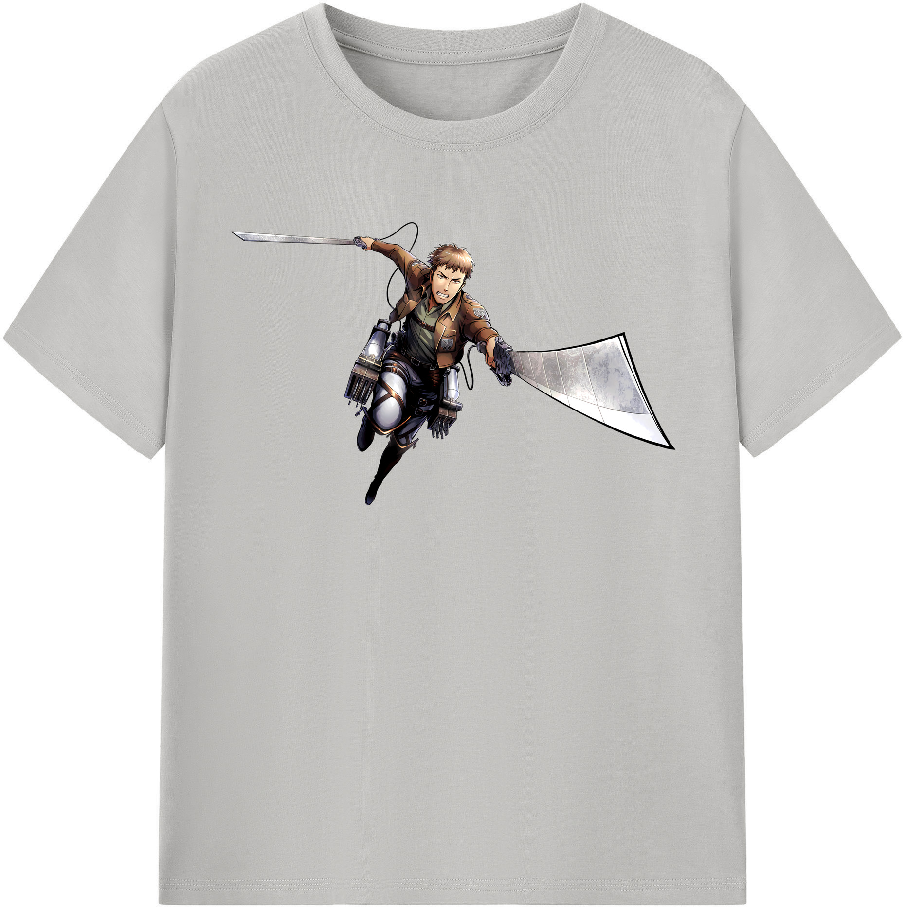 （画像用） 進撃の巨人 Attack on Titan レディースカジュアルプリントTシャツ（綿100％）