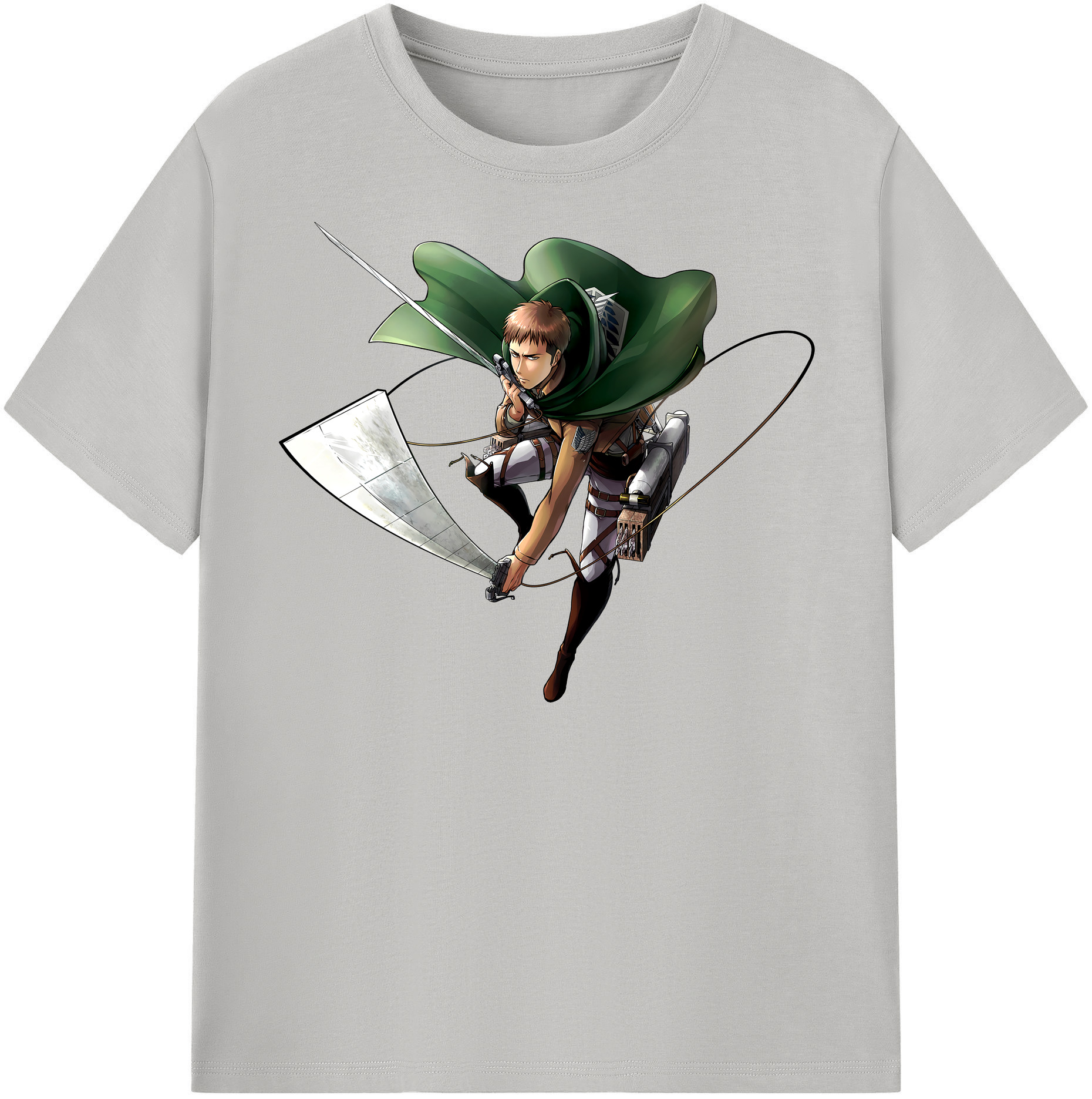 （画像用） 進撃の巨人 Attack on Titan レディースカジュアルプリントTシャツ（綿100％）
