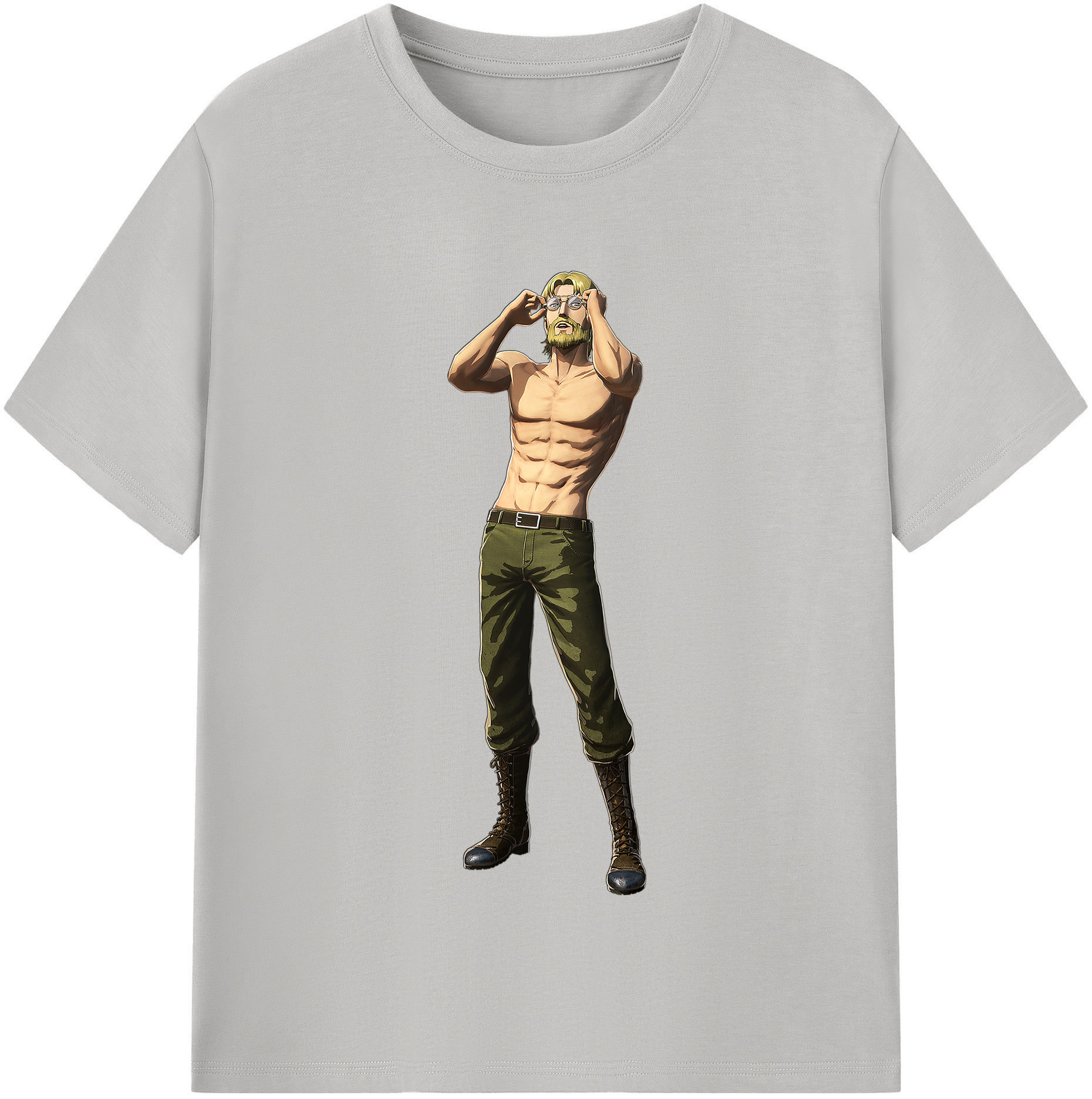 （画像用） 進撃の巨人 Attack on Titan レディースカジュアルプリントTシャツ（綿100％）